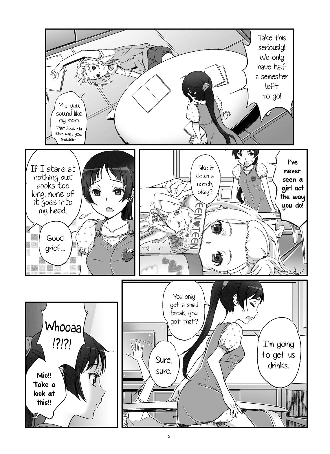 Futanari lesson!! - K-on Rough Fuck - Page 3