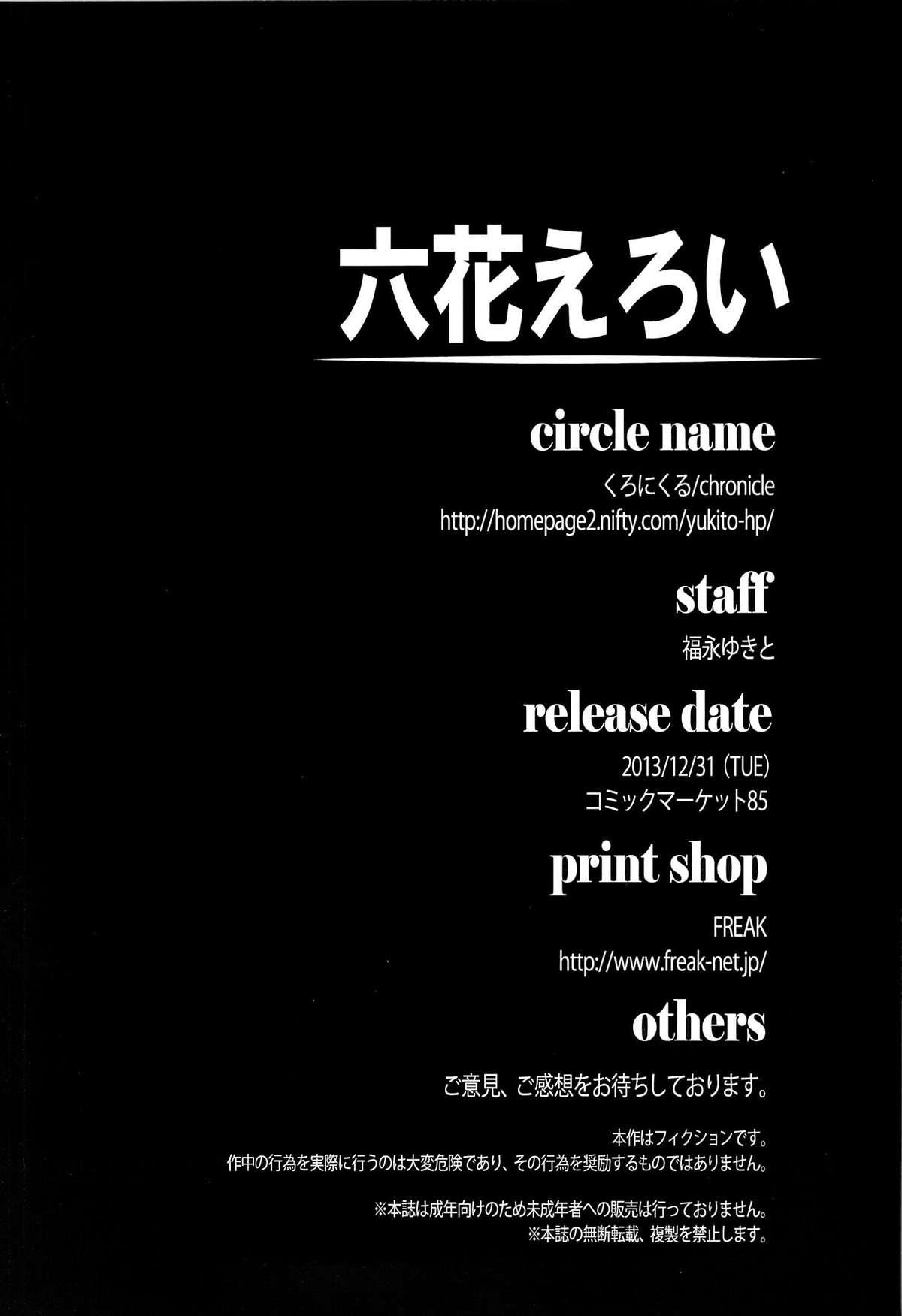 (C85) [Chronicle (Fukunaga Yukito) Rikka Eroi (Dokidoki! Precure) 22