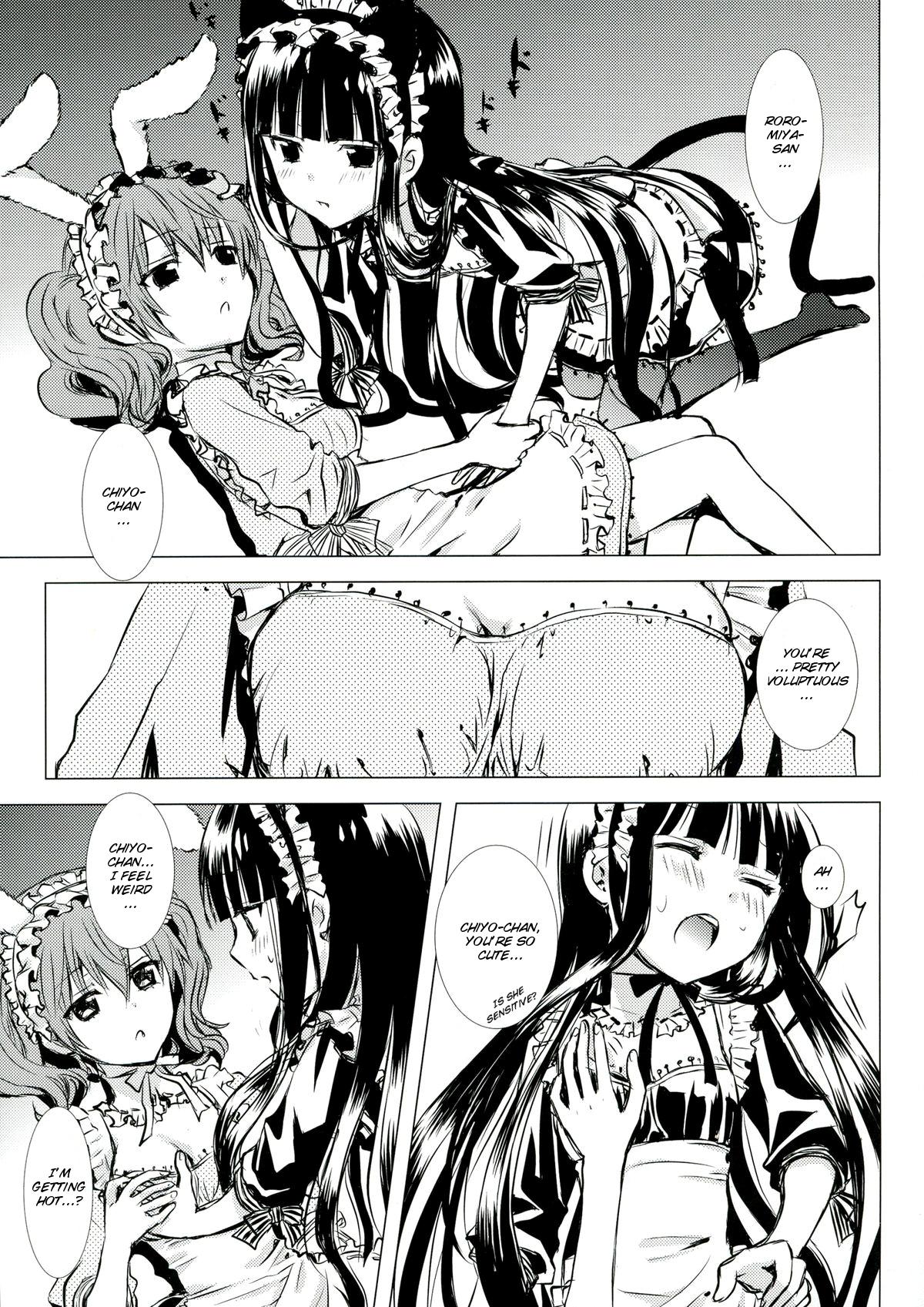 Perfect Girl Porn Momo Zatou | Peach Sugar - Inu x boku ss Pain - Page 9