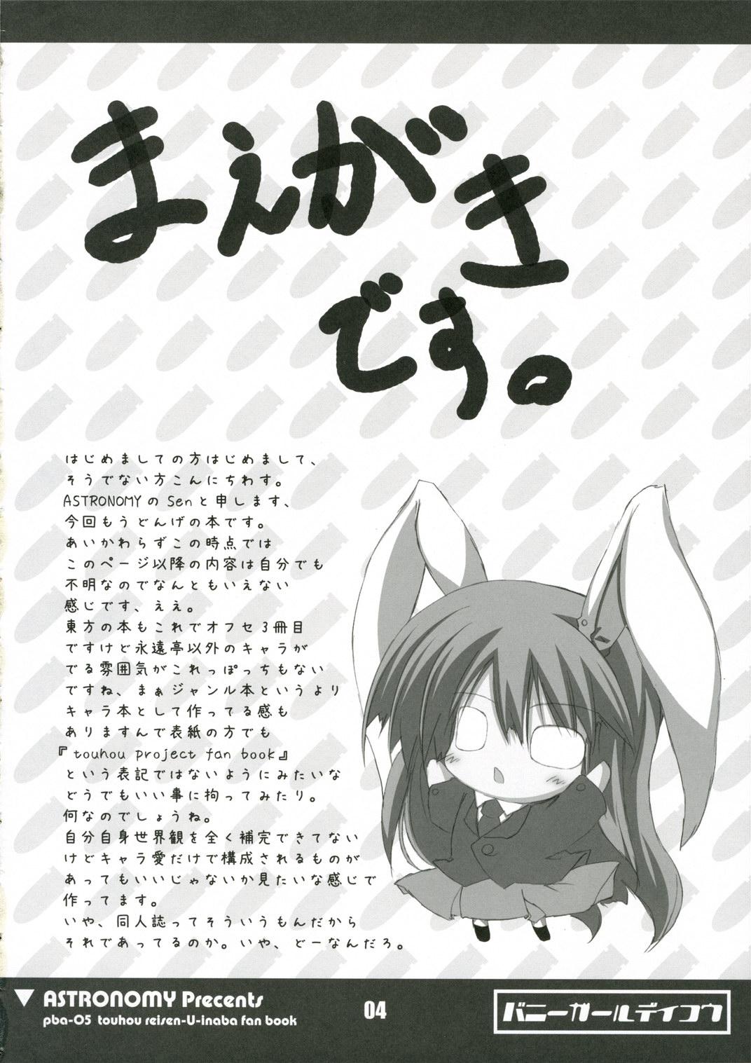 Japan Bunny Girl de Ikou - Touhou project Action - Page 3