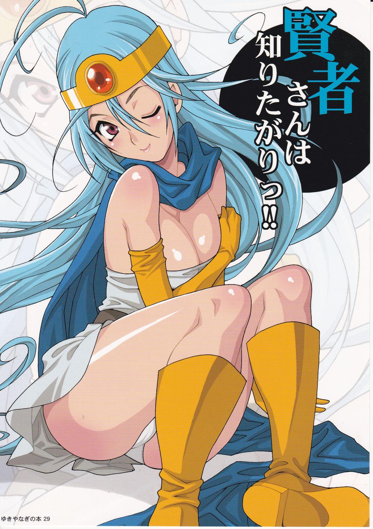 Bathroom (C82) [SHALLOT COCO (Yuki Yanagi)] Yuki Yanagi no Hon 29 - Kenja-san wa Shiritagari! | Yanagi Vol.29 - The Curious Sage (Dragon Quest III) [English] [Tigoris Translates] - Dragon quest iii Relax - Page 26