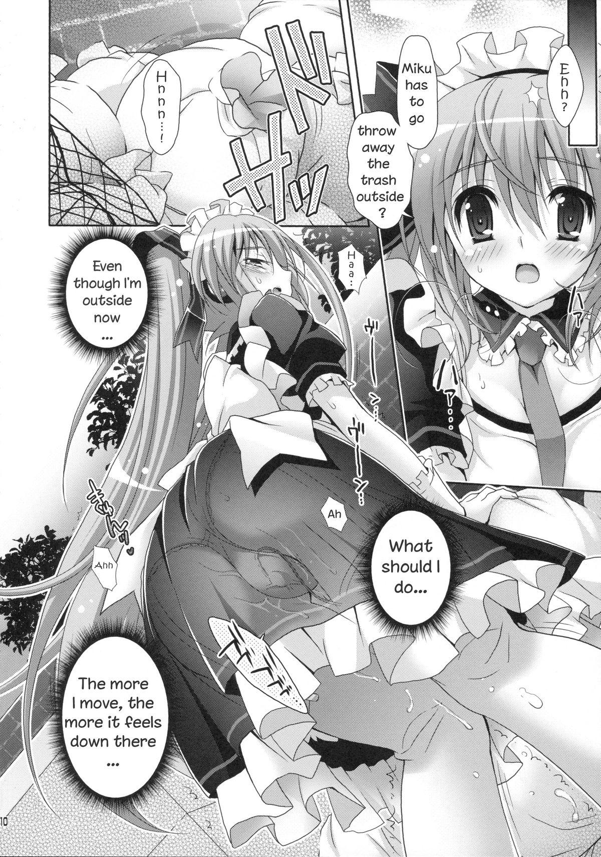 Bathroom Miku-san ga Maid Fuku o Kite Iroiro Kirei ni Shitekureru Ohanashi. - Vocaloid 8teenxxx - Page 8