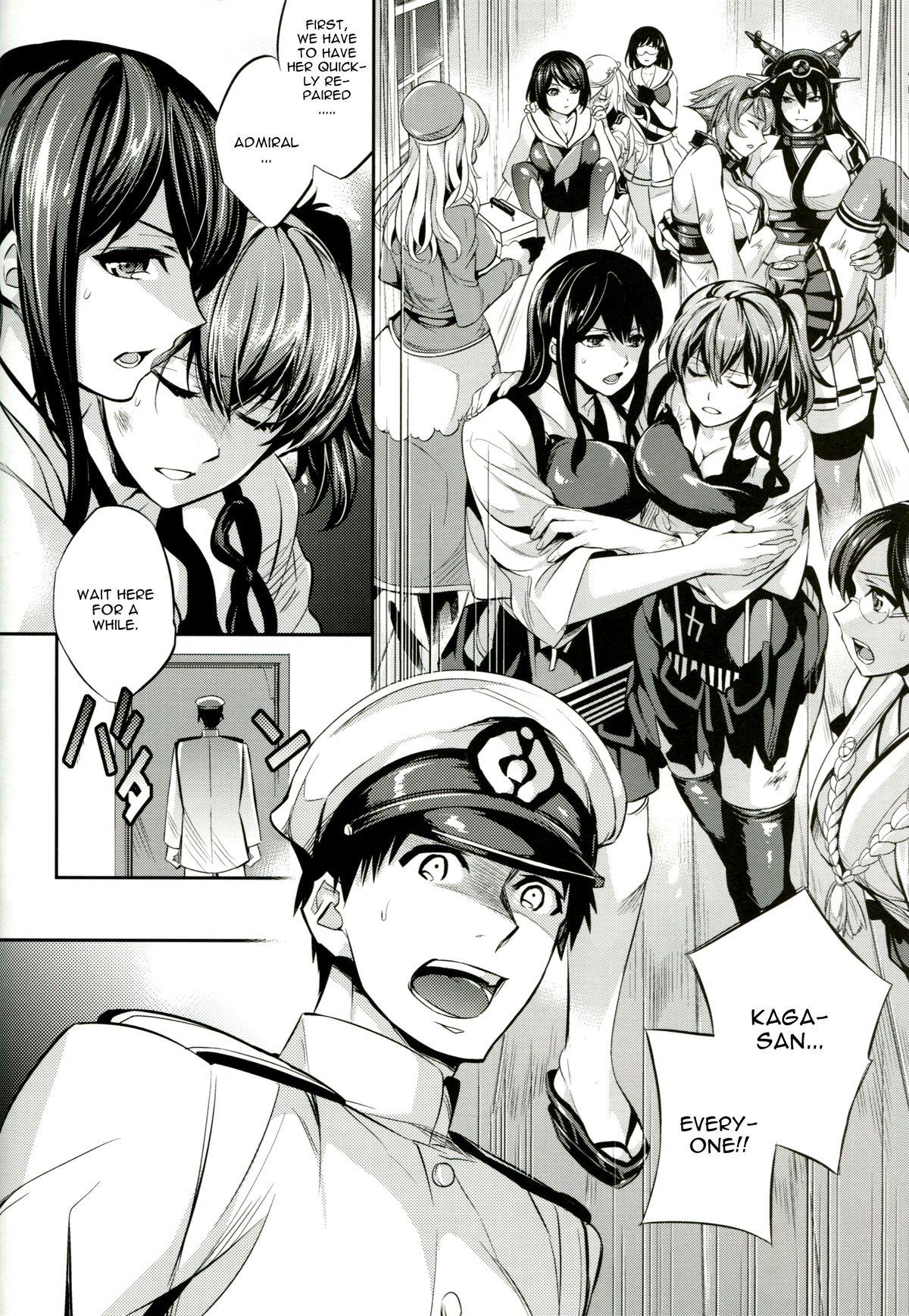 Gaypawn (COMIC1☆8) [Crazy9 (Ichitaka)] C9-11 Kaga-san to Kekkon Shitai! (Kantai Collection -KanColle-) [English] [CGrascal] - Kantai collection Perfect Tits - Page 9