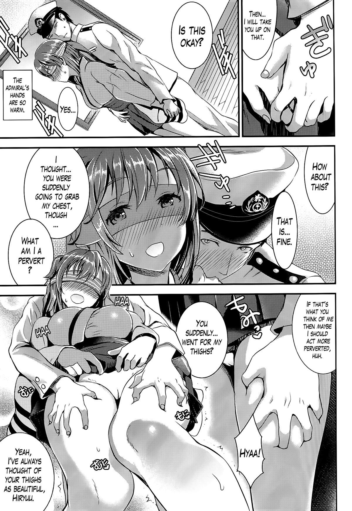 Small Tits Osawari Shitemo Ii desuyo | You Can Touch Me, You Know? - Kantai collection Hardcore Porn - Page 7