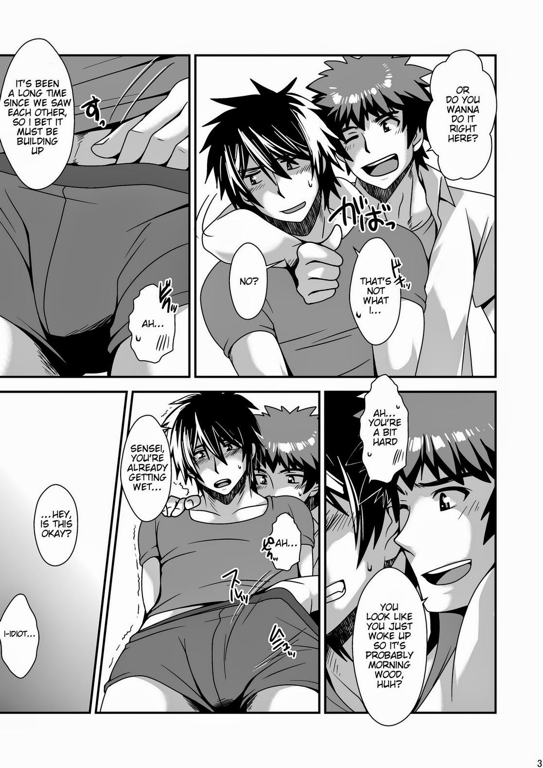 Cocks Sensei no Otsumi Gay Cumshots - Page 4