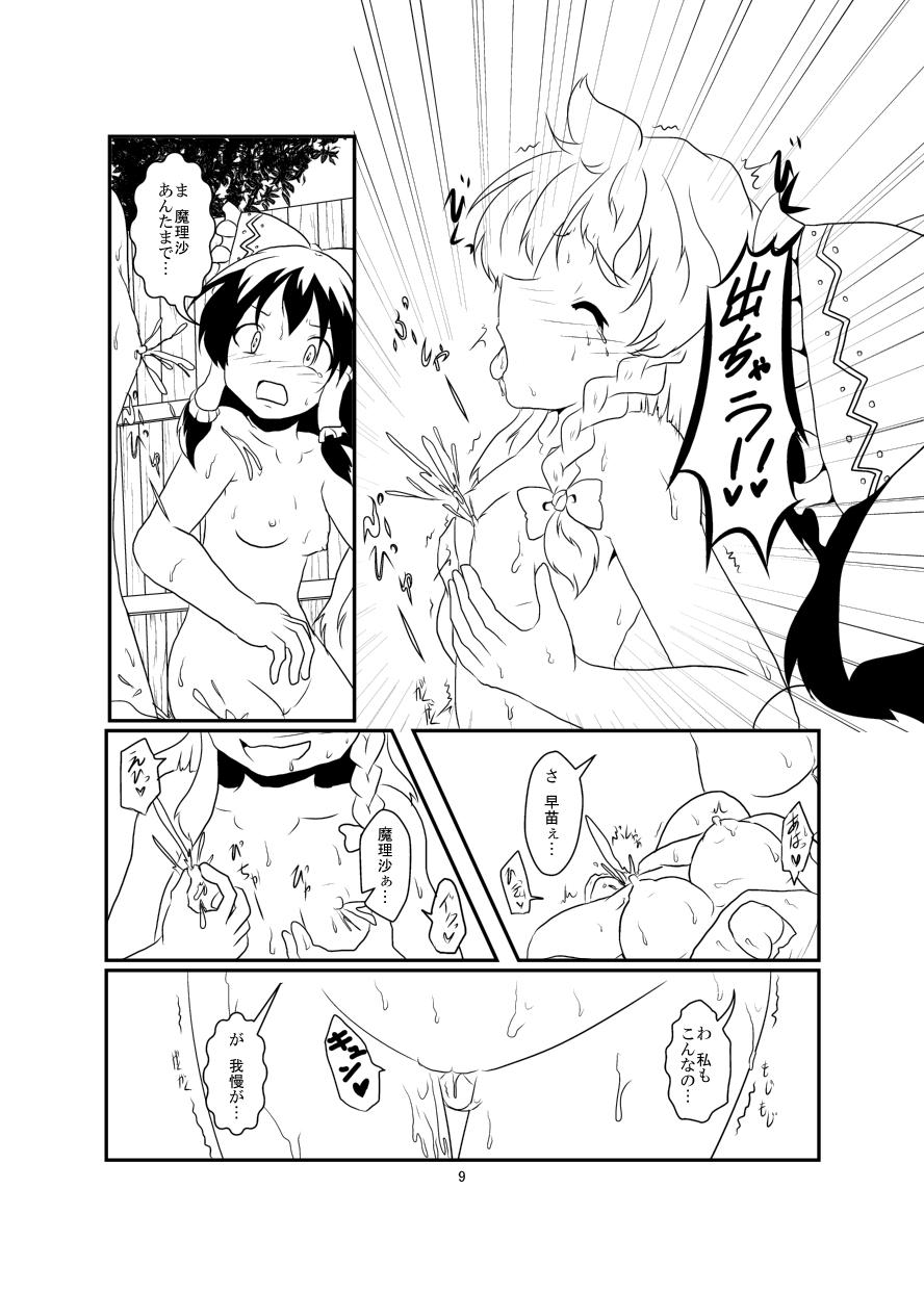 Cum Eating レイマリサナ温泉事件簿 - Touhou project Mms - Page 9