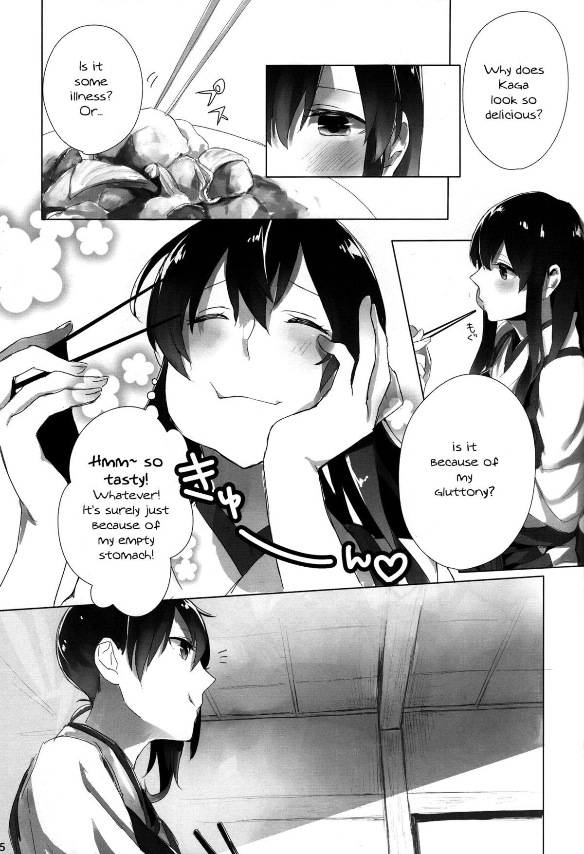 Fit Ippai Taberu Kimi ga Suki! | I love the one who eats a lot - Kantai collection Clit - Page 4