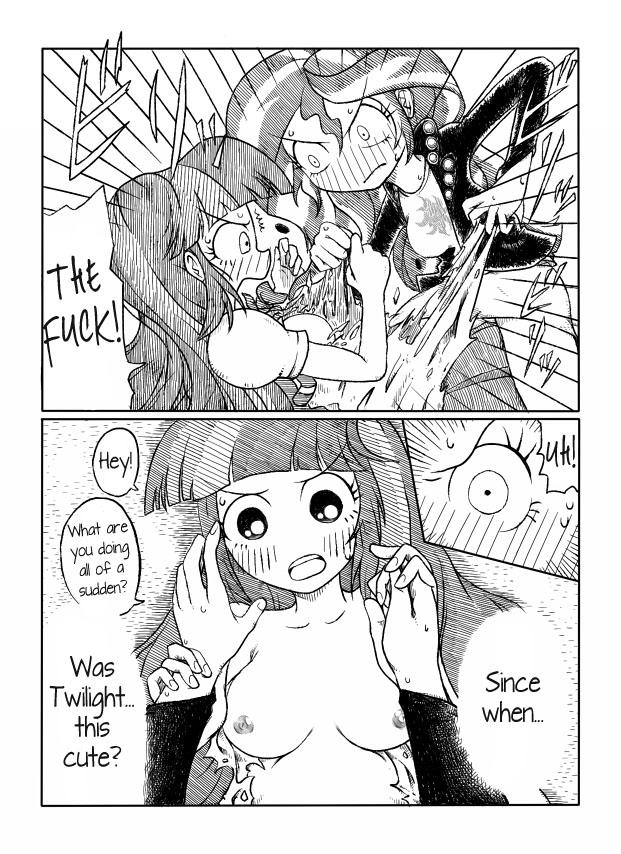 Twi to Shimmer no Ero Manga | The Manga In Which Sunset Shimmer Takes A Piss 3