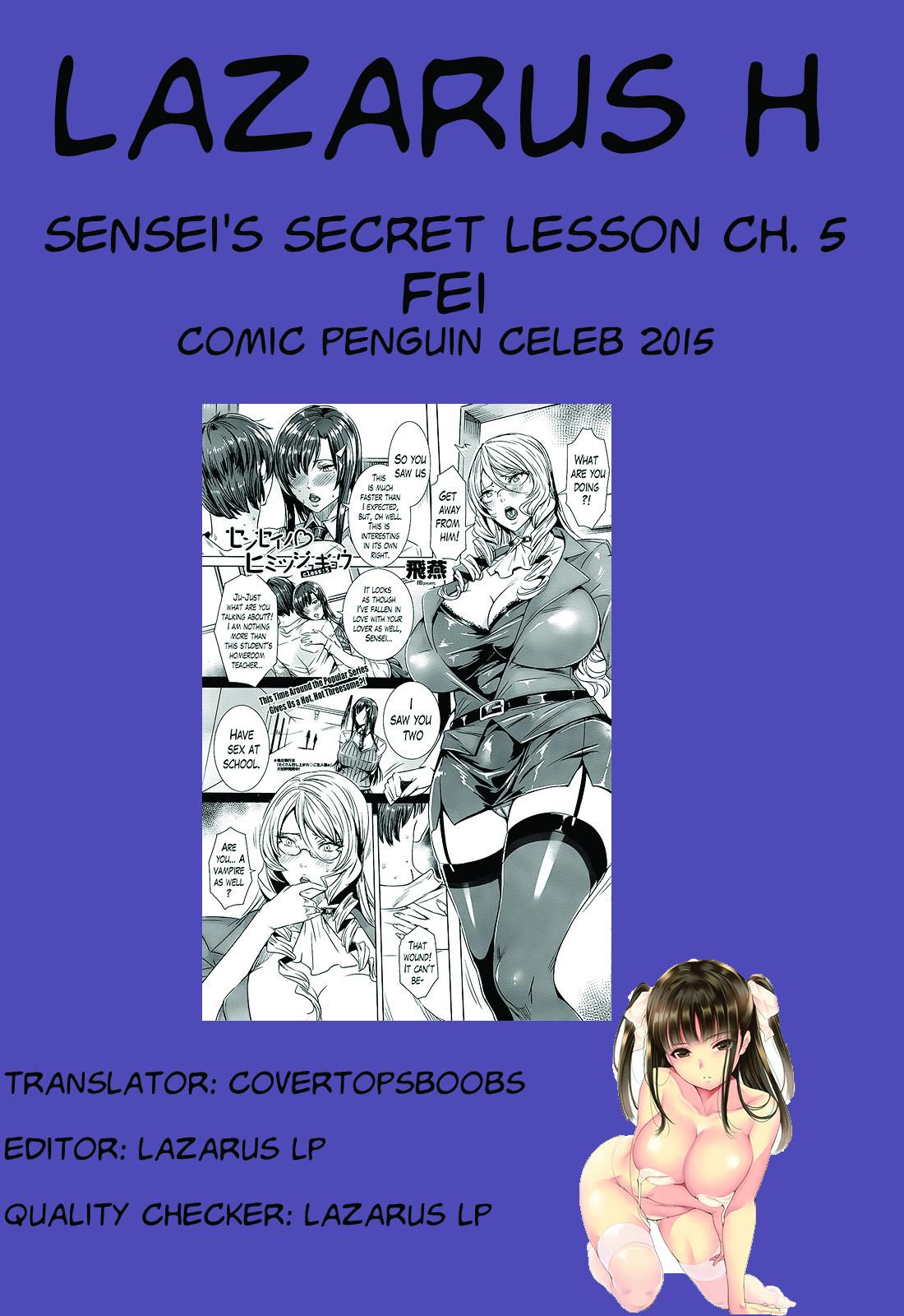 Coroa Sensei no Himitsu Jugyou | Sensei's Secret Lesson Ch. 1-5 Gaybukkake - Page 96