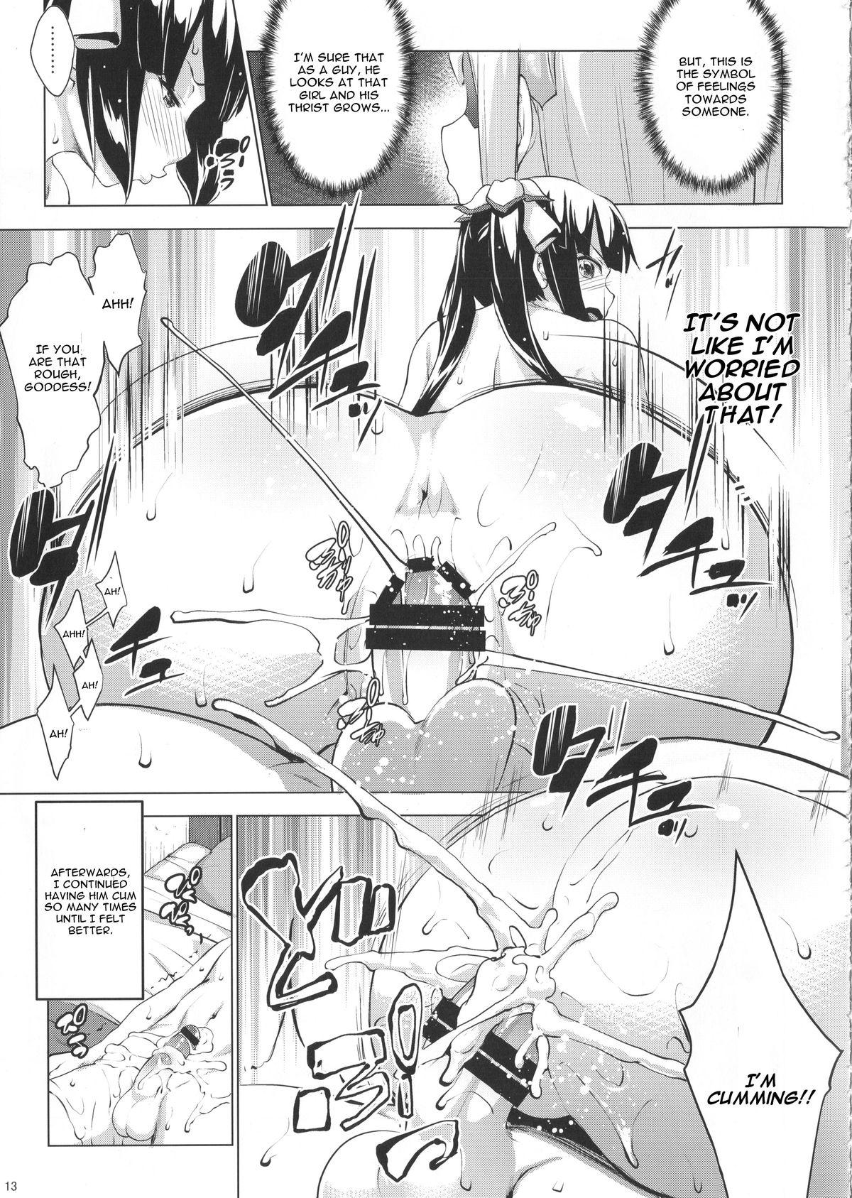 Condom Hestia ni Seiyoku o Moteamasu no wa Machigatteiru Darou ka - Dungeon ni deai o motomeru no wa machigatteiru darou ka Natural - Page 12