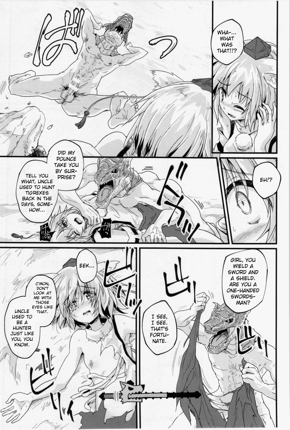 Porn Sluts Momiji Hunter - Touhou project Muslim - Page 3