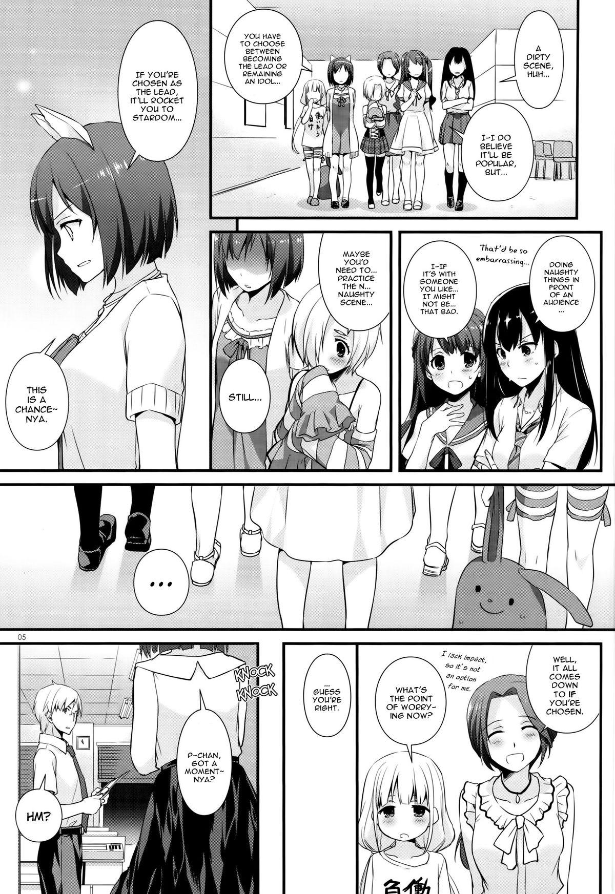 Behind D.L. action 98 - The idolmaster Footjob - Page 4