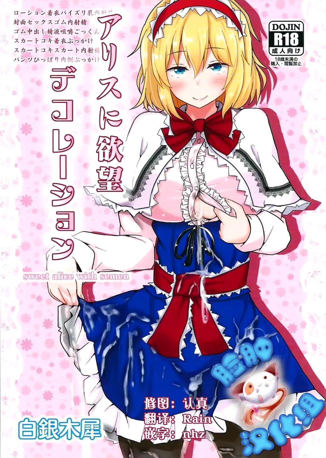 Sologirl Alice ni Yokubou Decoration - Touhou project Doublepenetration - Picture 1
