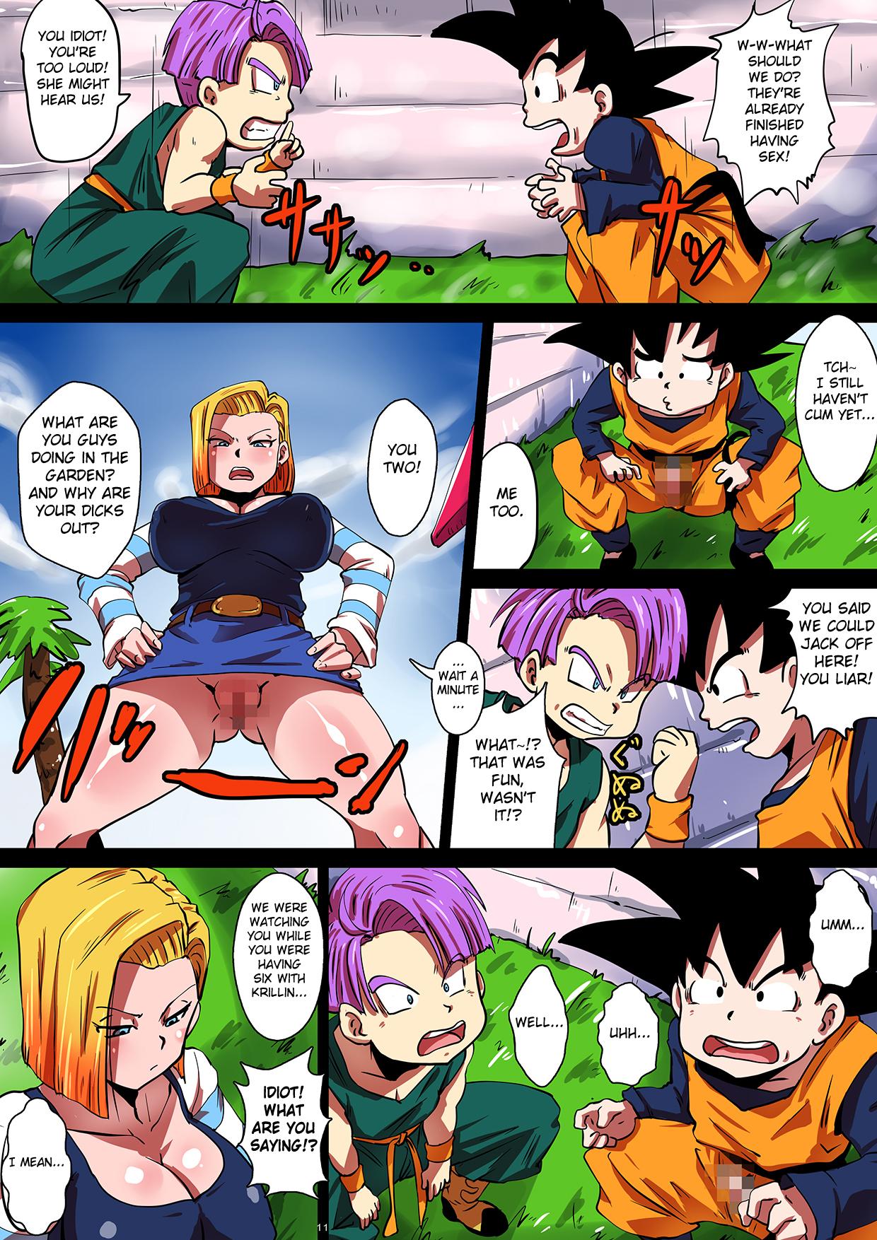 Tattoos [Yuzuponz (Rikka Kai) SHOTACON HOLE Shinkon Hitozuma 18-gou no Tsukinai Seiyoku (Dragon Ball Z) [English] [Fated Circle] [Digital] - Dragon ball z Hole - Page 11