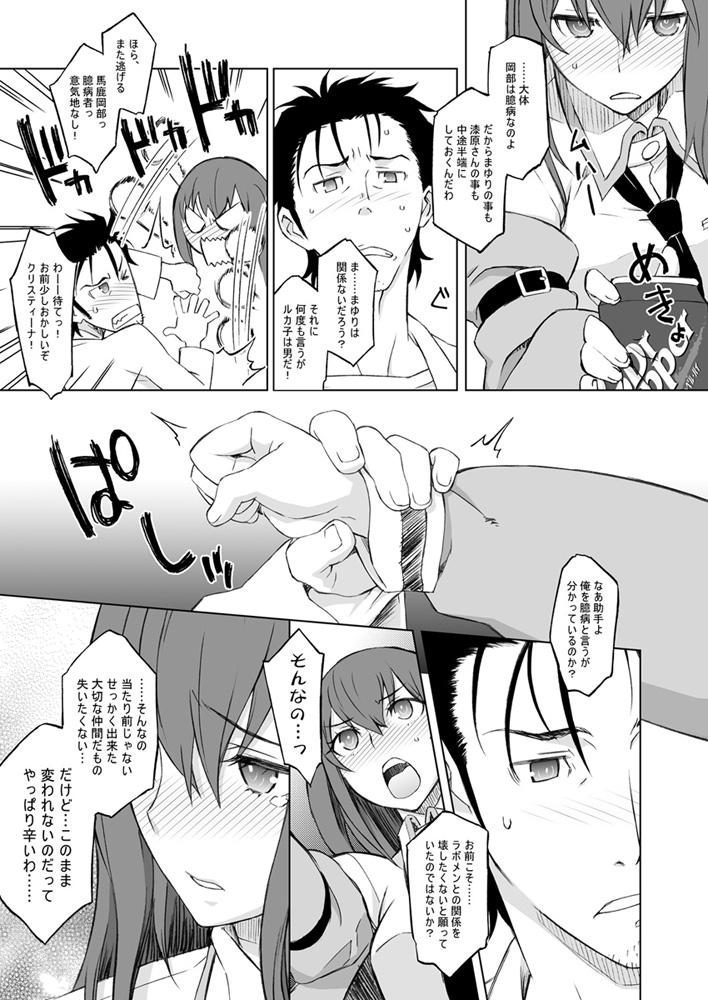 Shemale Sitainsu;Kedo Soushuuhen - Steinsgate Submissive - Page 8