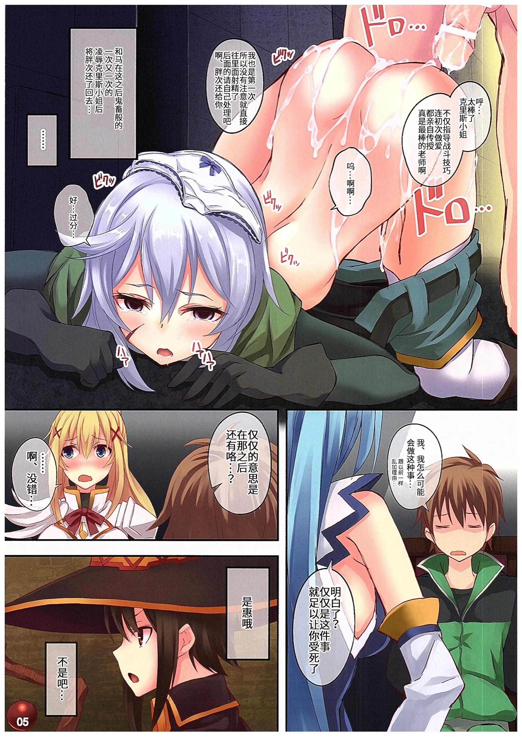 Youth Porn Kono Subarashiki Sekai o Mou Ichido - Wonderful World Once Again - Kono subarashii sekai ni syukufuku o Stepfather - Page 6