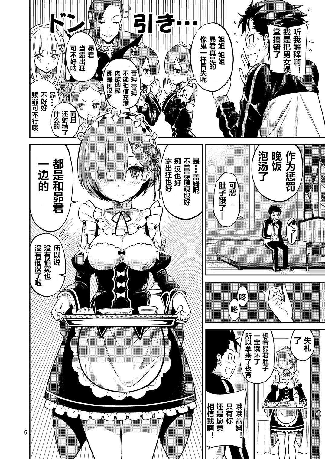 Smoking Love:Rem kara Hajimeru Sourou Kaizen Seikatsu - Re zero kara hajimeru isekai seikatsu Gay Medical - Page 6