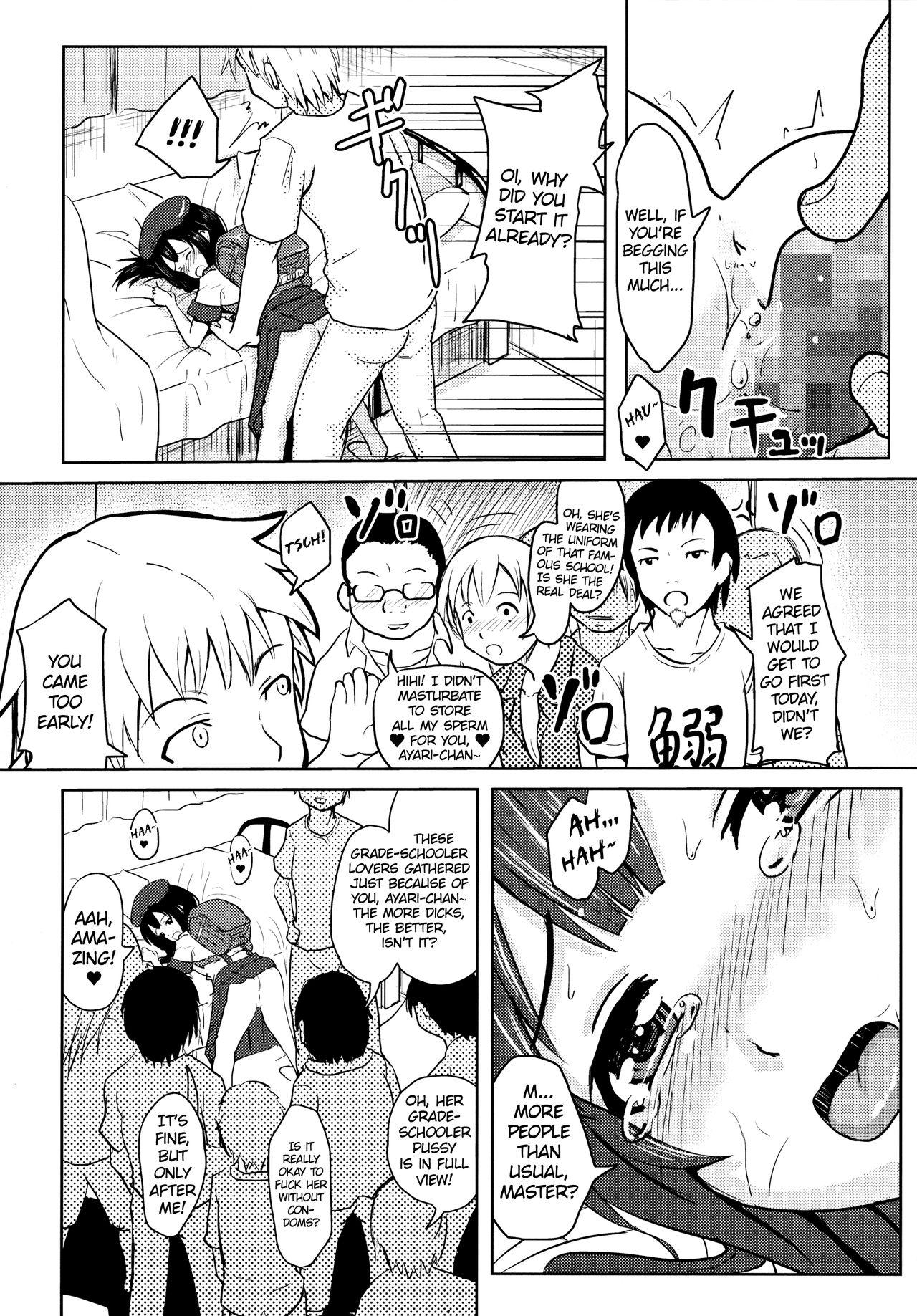 (COMITIA112) [Kujuukuri Nyajuu Kai (Furyouhin)] Shougakusei Bitch wa Saikoudaze!!! Kobayakawa Ayari no Yoasobi Hen! | Grade-schooler sluts are the best!!! Kobayakawa Ayari's night-play story! [English] [ATF] 10