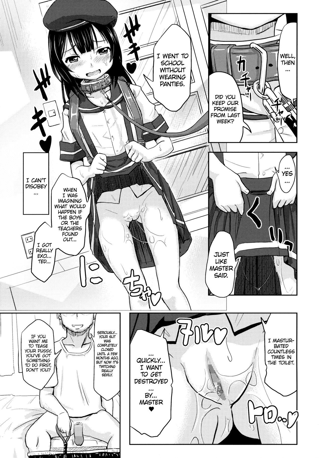 Dancing (COMITIA112) [Kujuukuri Nyajuu Kai (Furyouhin)] Shougakusei Bitch wa Saikoudaze!!! Kobayakawa Ayari no Yoasobi Hen! | Grade-schooler sluts are the best!!! Kobayakawa Ayari's night-play story! [English] [ATF] Mamadas - Page 4