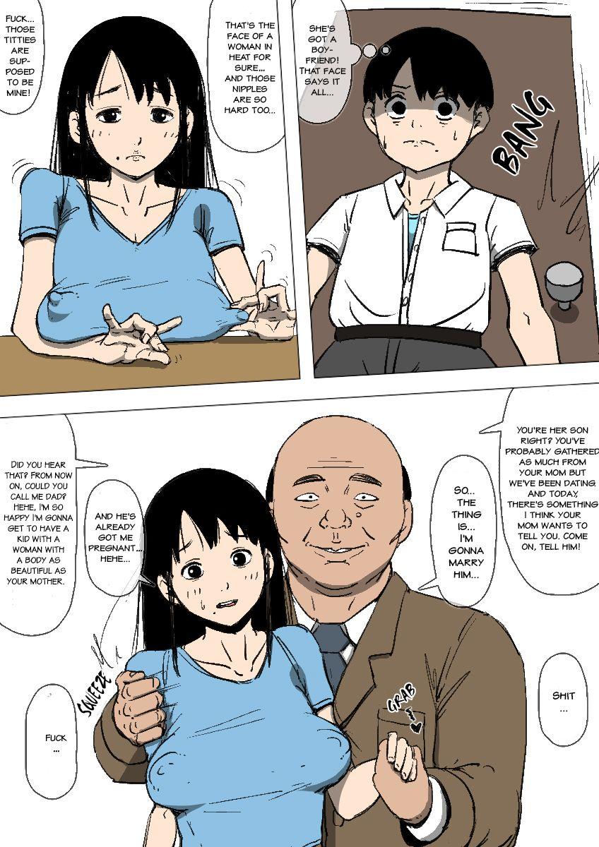Tiny Hahaoya to senpai ga katte ni tsukiatte ita | My Mom And the Upperclassmen Date And They Don't Give a Fuck What I Think Foot Job - Page 5
