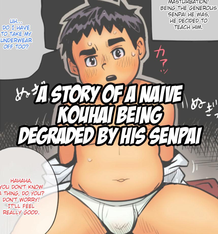 Gay Broken [Obeccho] Junboku na Kouhai-kun ga Senpai-kun ni Datosaseru made no Hanashi [English] {Shotachan} Free Real Porn - Page 1