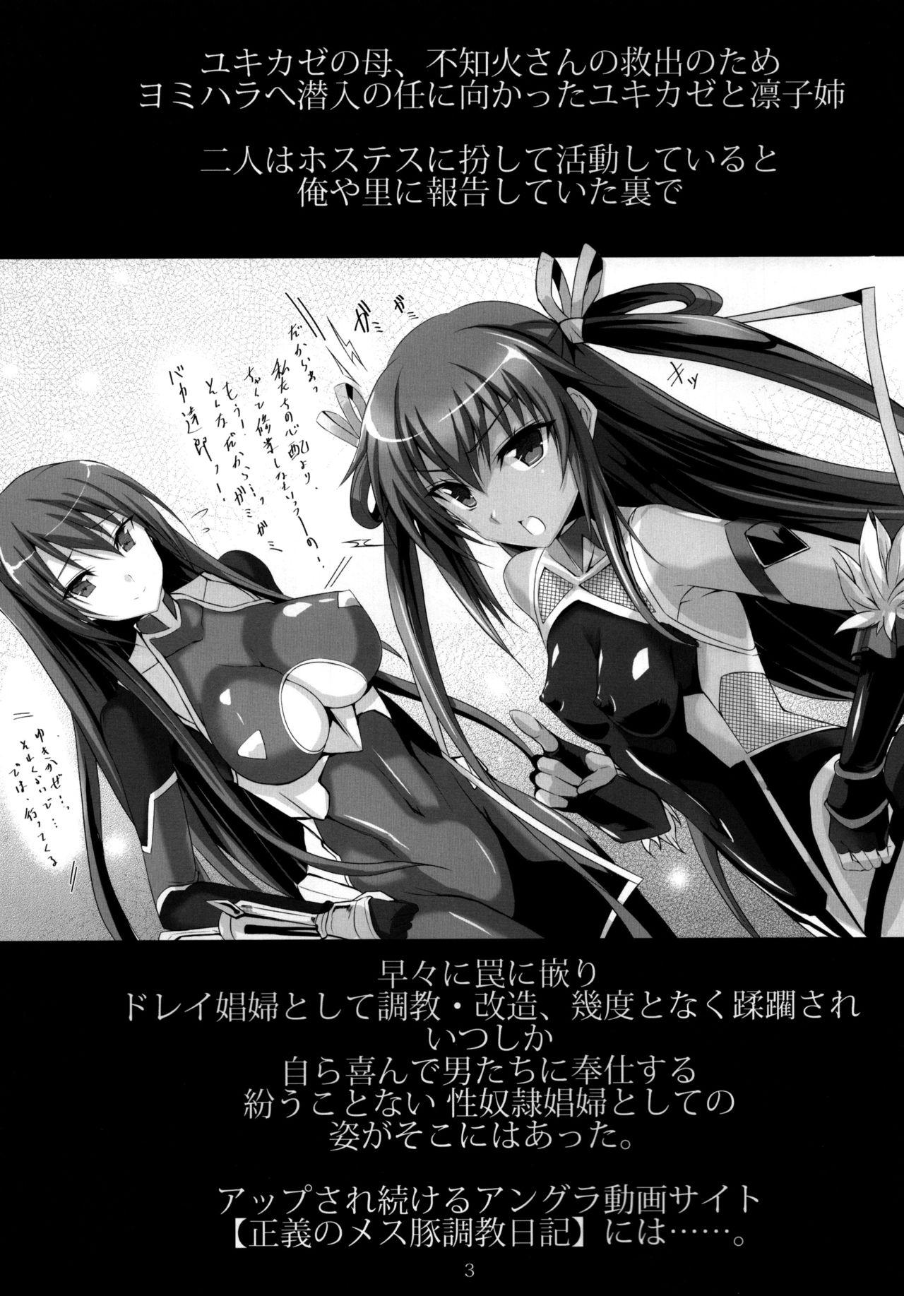 (C91) [Veronica no Ha (Noba)] Boku no Kanojo wa Taimanin Case 2 Karakai-beta no Y Buta-chan (Taimanin Yukikaze) 2