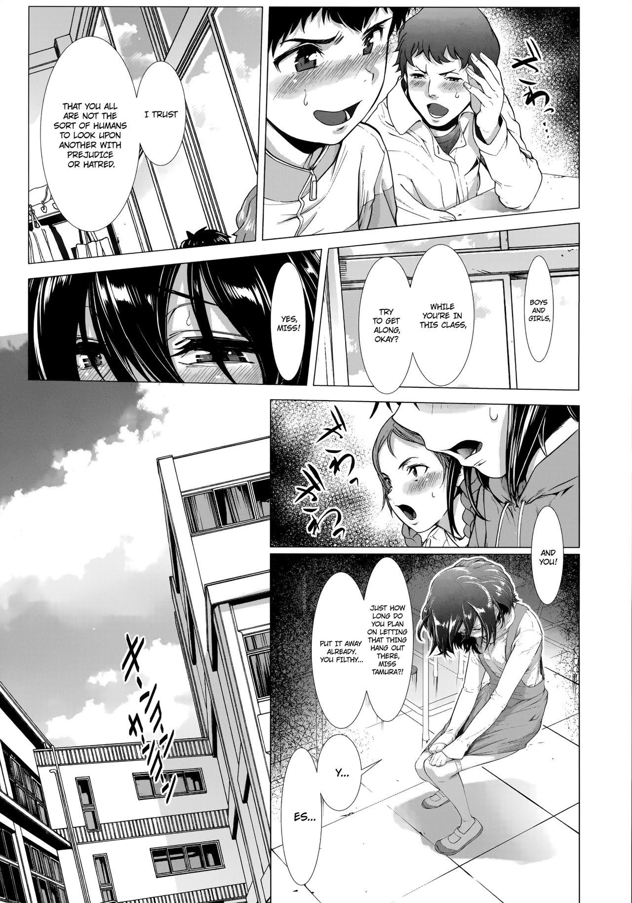 Shaved Chinpotsuki! Ijimerarekko | «Dickgirl!», The Bullying Story - Ch. 1 Stretching - Page 7