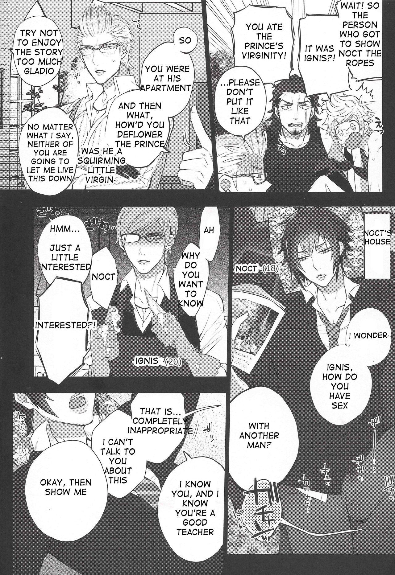 Teen Hardcore Motto! Aisare ♥ Ouji Visual Kei | More! Our Beloved Prince - Final fantasy xv Double - Page 8