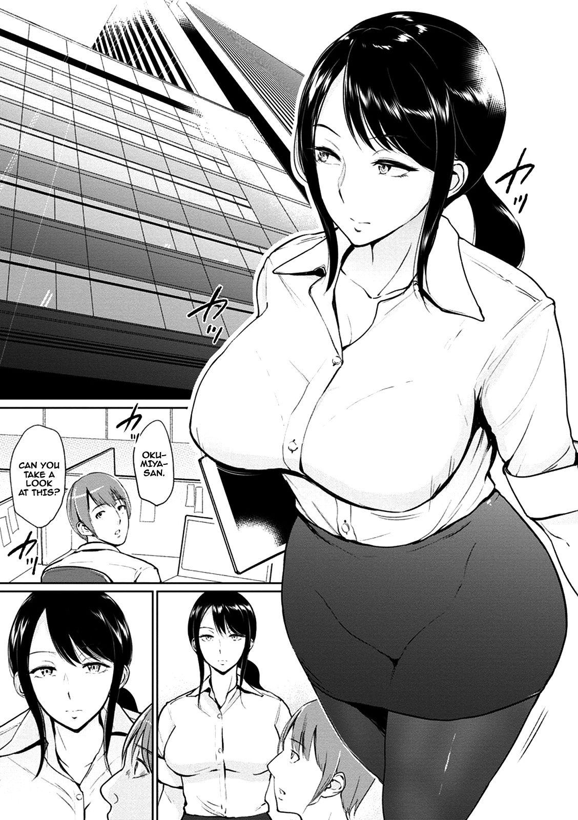 Big Dildo Okumiya-san wa Otearai ni Iru | Mrs. Okumiya is in the Restroom Goldenshower - Page 5