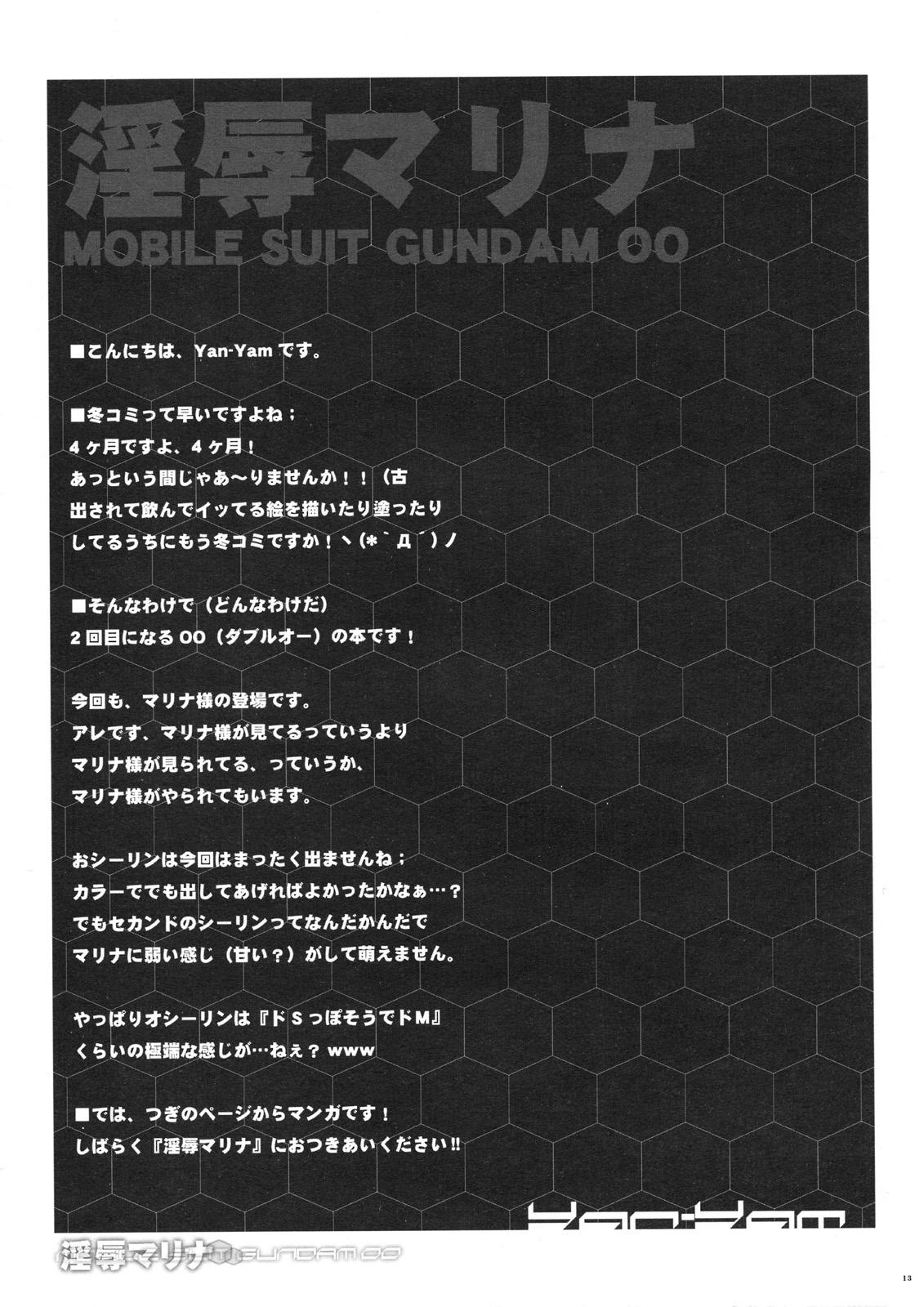 Shaved Injoku Marina - Gundam 00 Assgape - Page 12