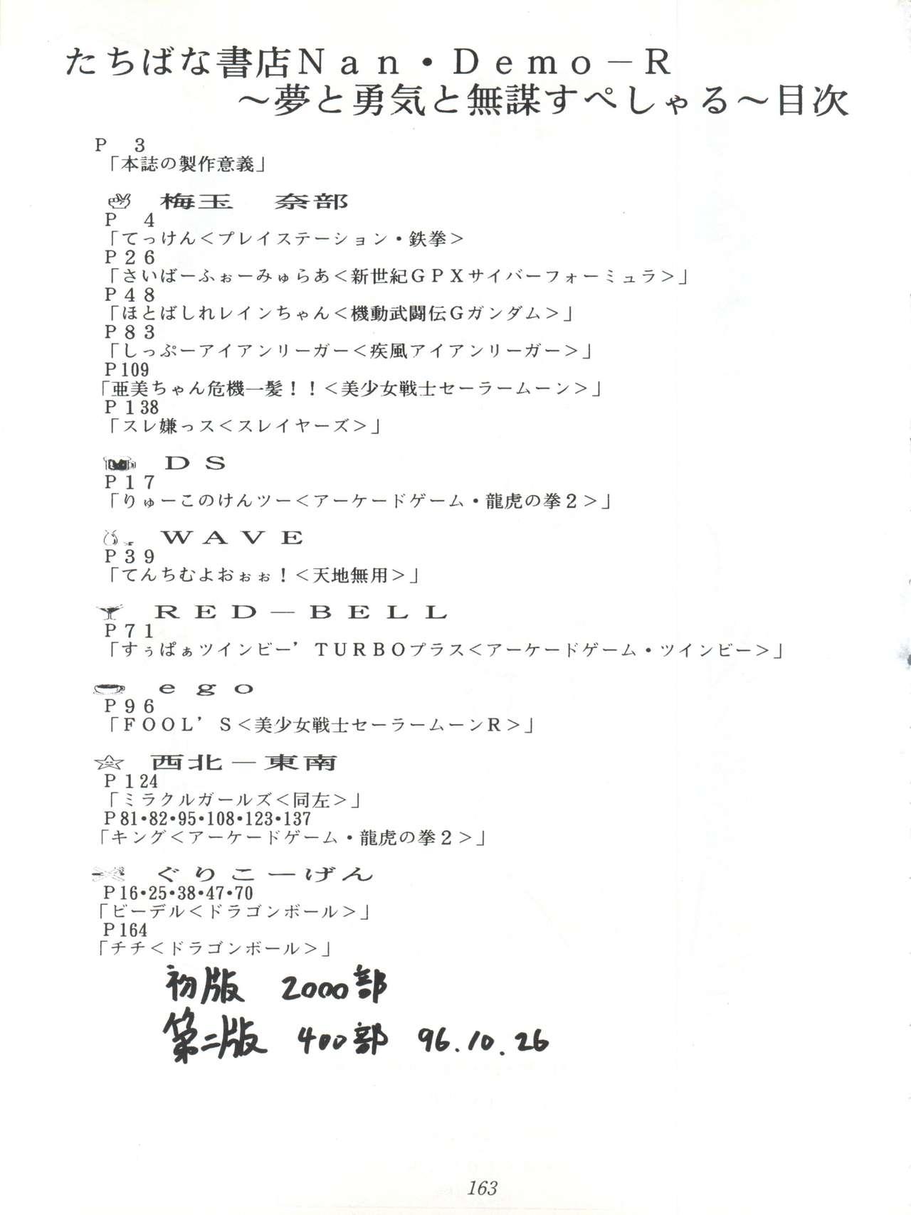 Tachibana Shoten Nan Demo-R ~ Ai to Yuuki to Yume to Mubou no Sairoku Hon 162