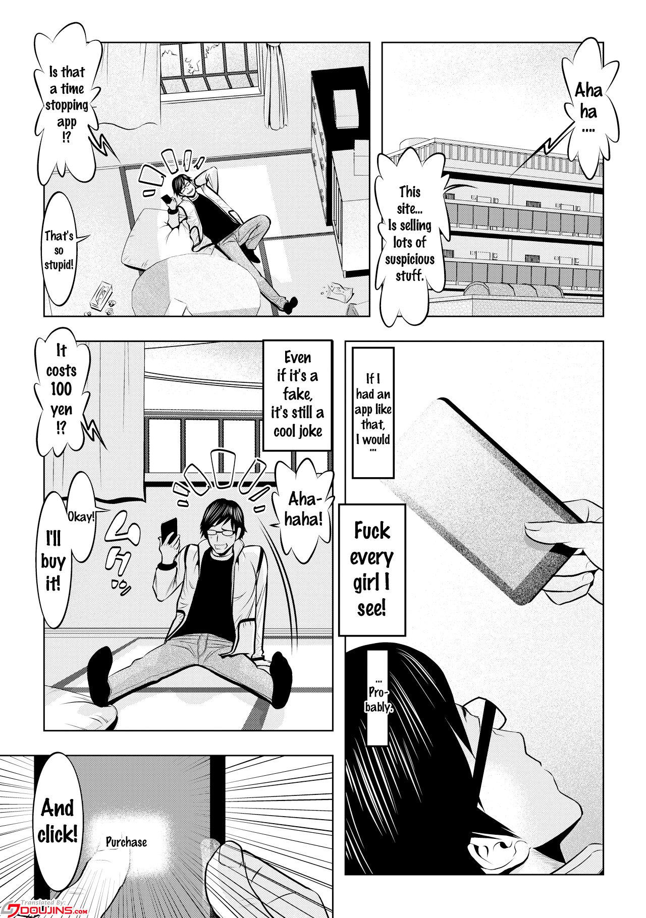 Por Muteki ☆ Jikan Teishi Appli! Tranny Sex - Page 2