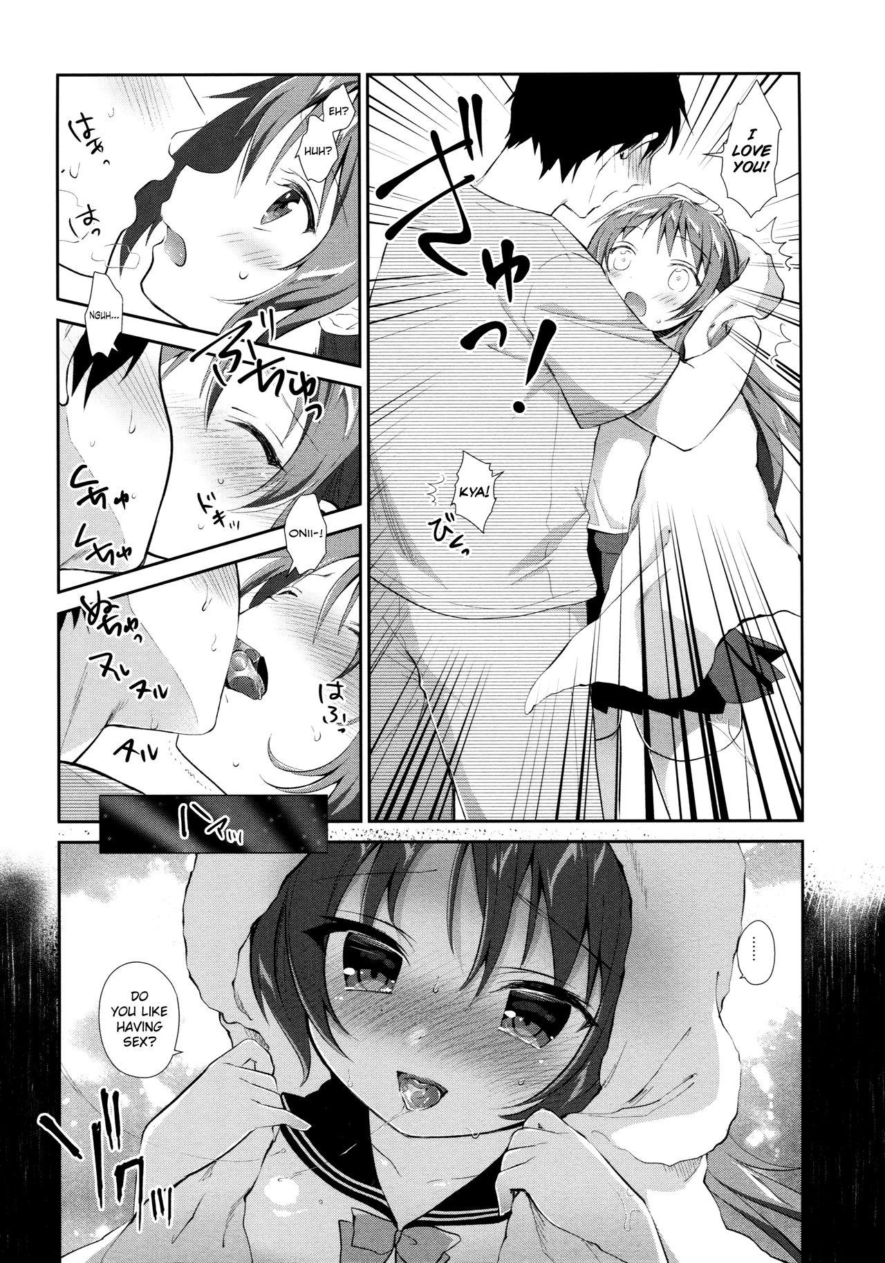 Girl Gets Fucked Risou no Imouto 5 Black Gay - Page 7