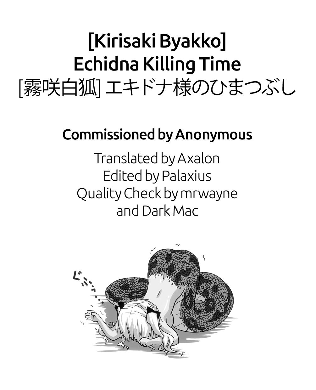 Echidna-sama no Himatsubushi | Echidna Killing Time 20
