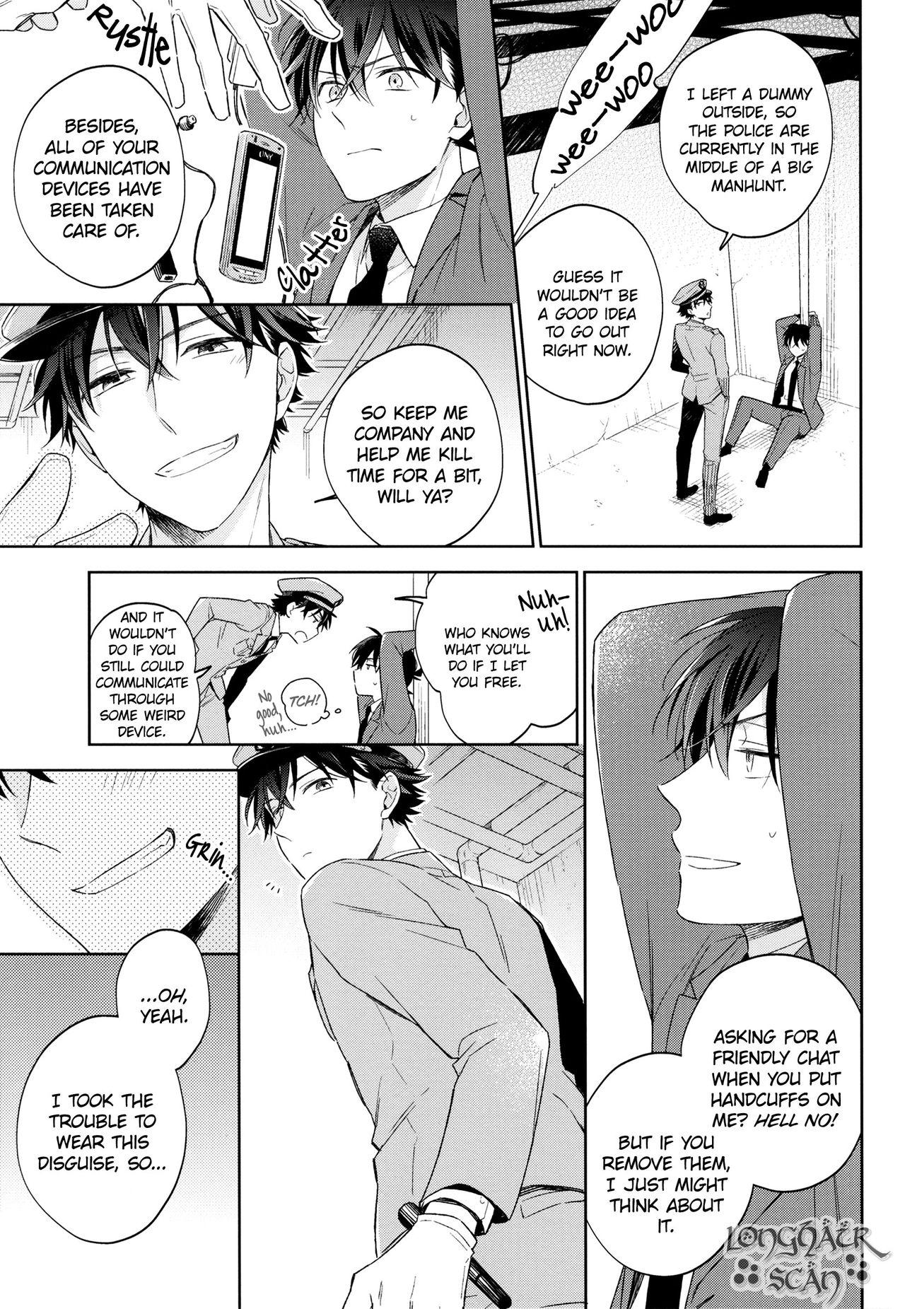 Gay Cumjerkingoff Omawari-san, Watashi ga Hannin desu - Detective conan Sexy - Page 4