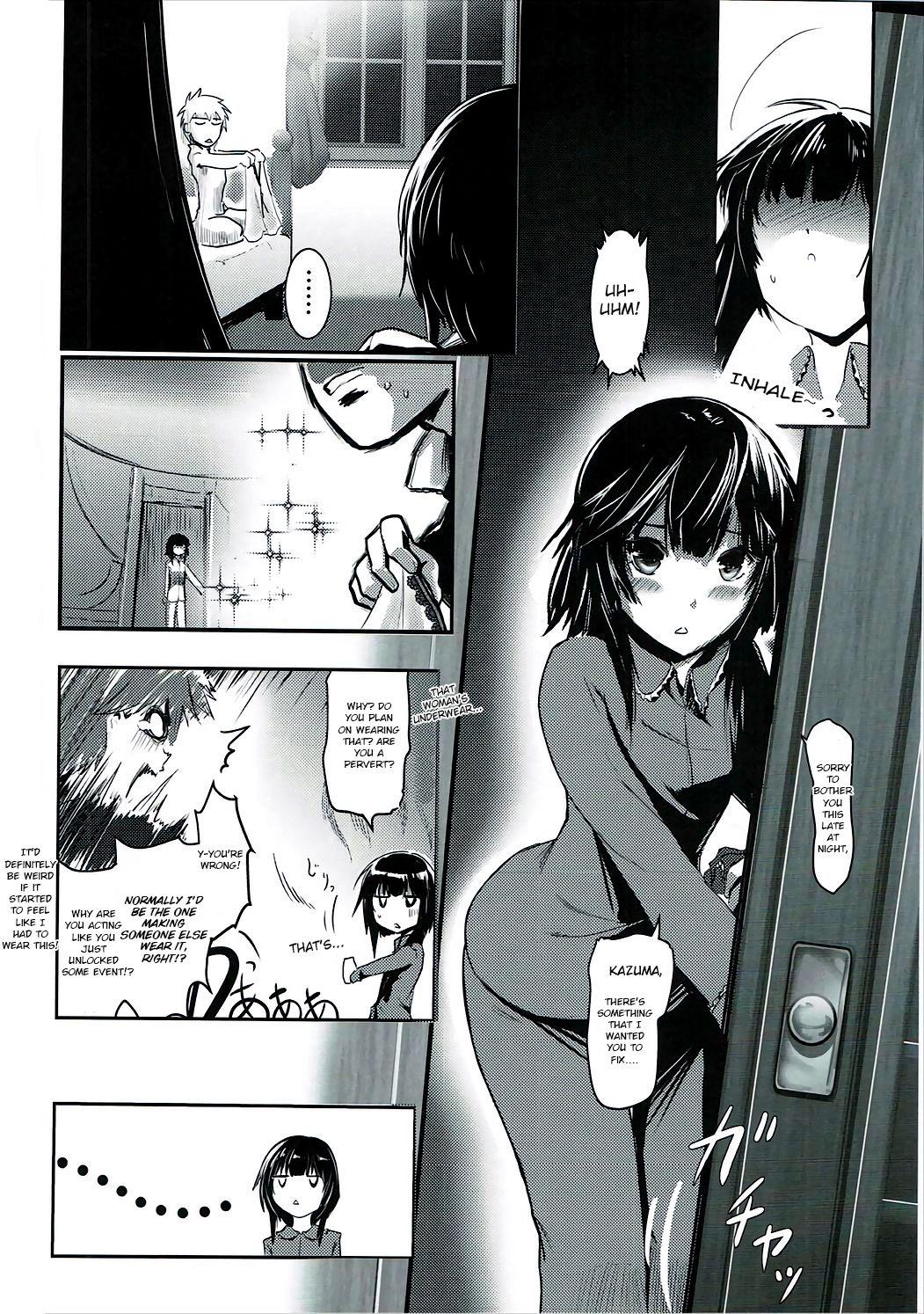 Teenage Porn Meguicha 1 - Kono subarashii sekai ni syukufuku o Spreading - Page 5