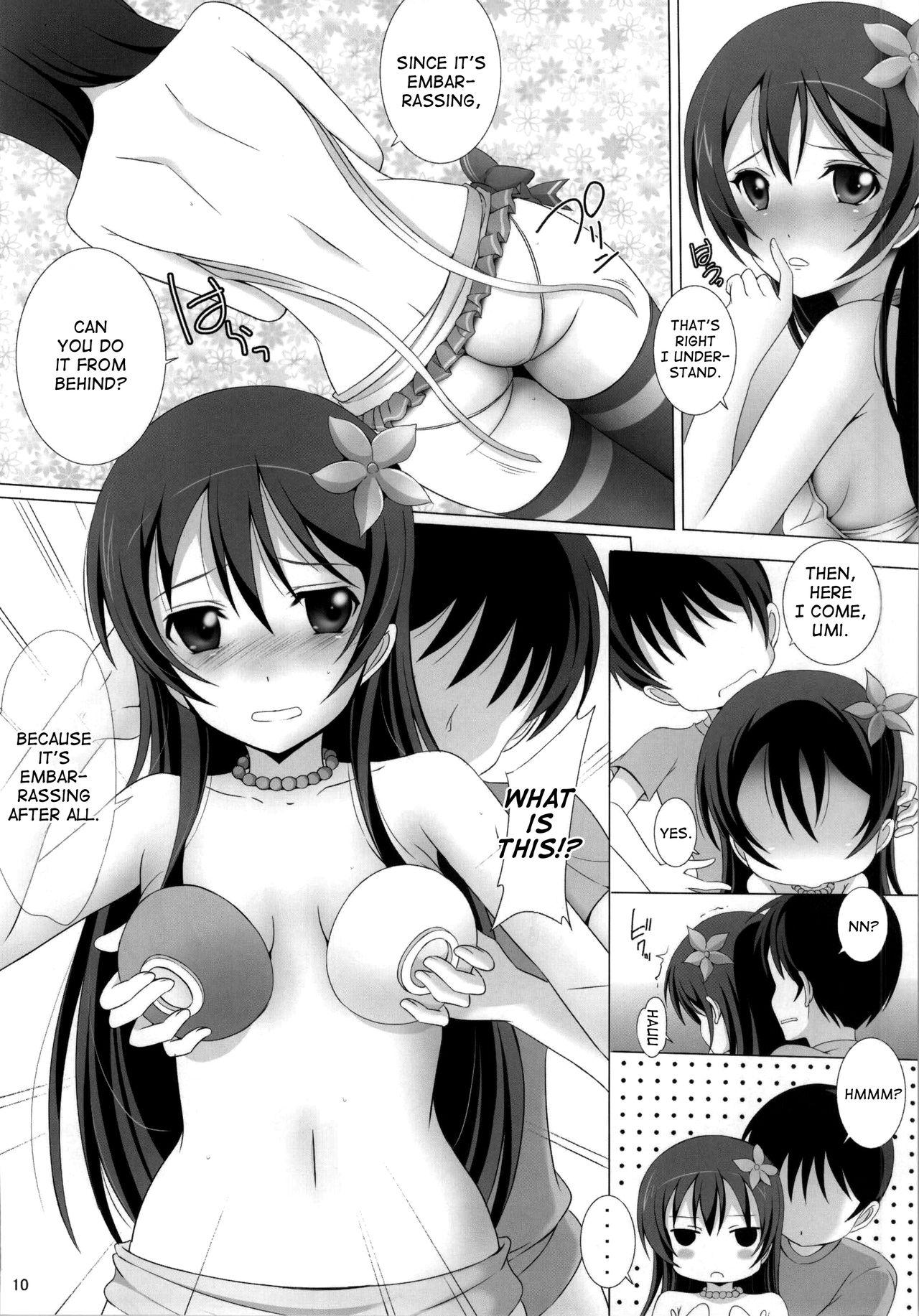 Ball Licking Umi-chan to Mogyutto Chu - Love live Gay Cumjerkingoff - Page 8