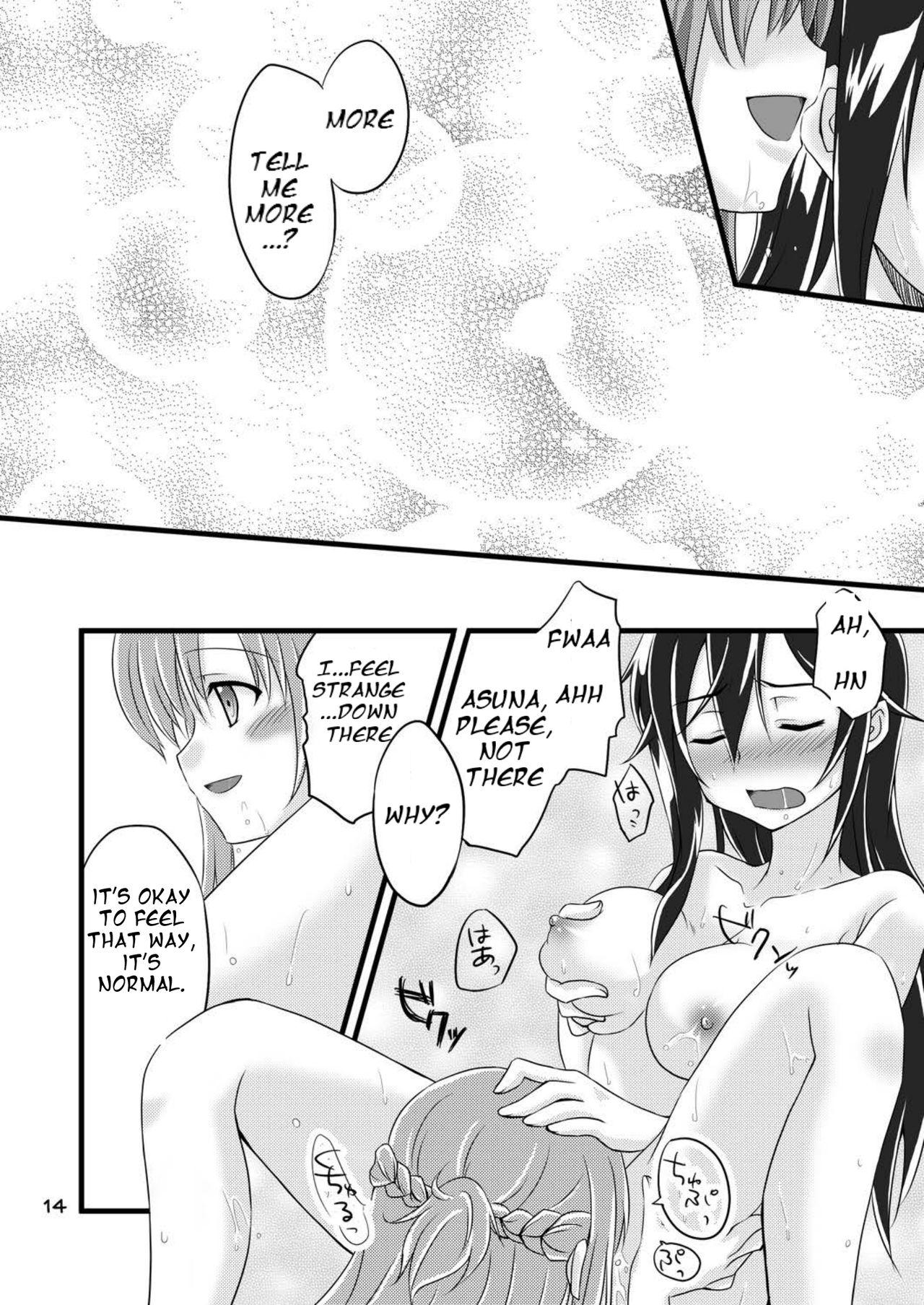 Gemendo Kiriko-chan to Asobou! - Sword art online Nalgona - Page 14