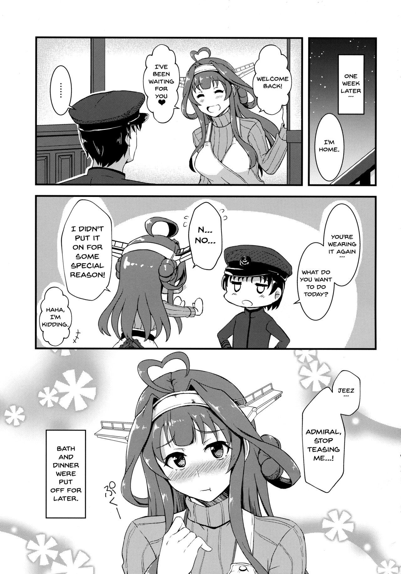 Gay Bukkake Apron Kongou no Osasoi - Kantai collection Domina - Page 20