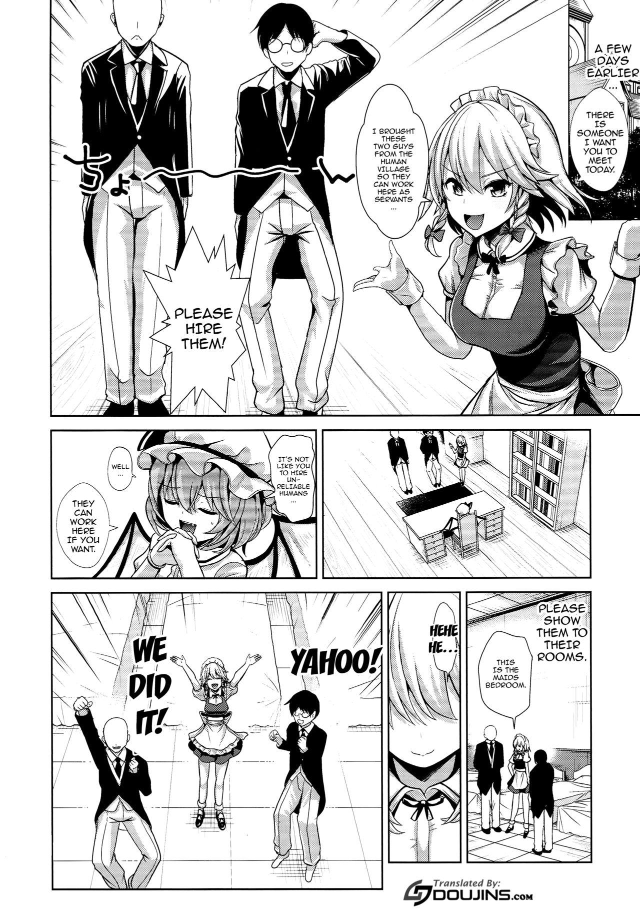 Old Touhou TSF 3 Sakuya ni Hyoui | Touhou TSF 3 Posessed By Sakuya - Touhou project Big Butt - Page 3