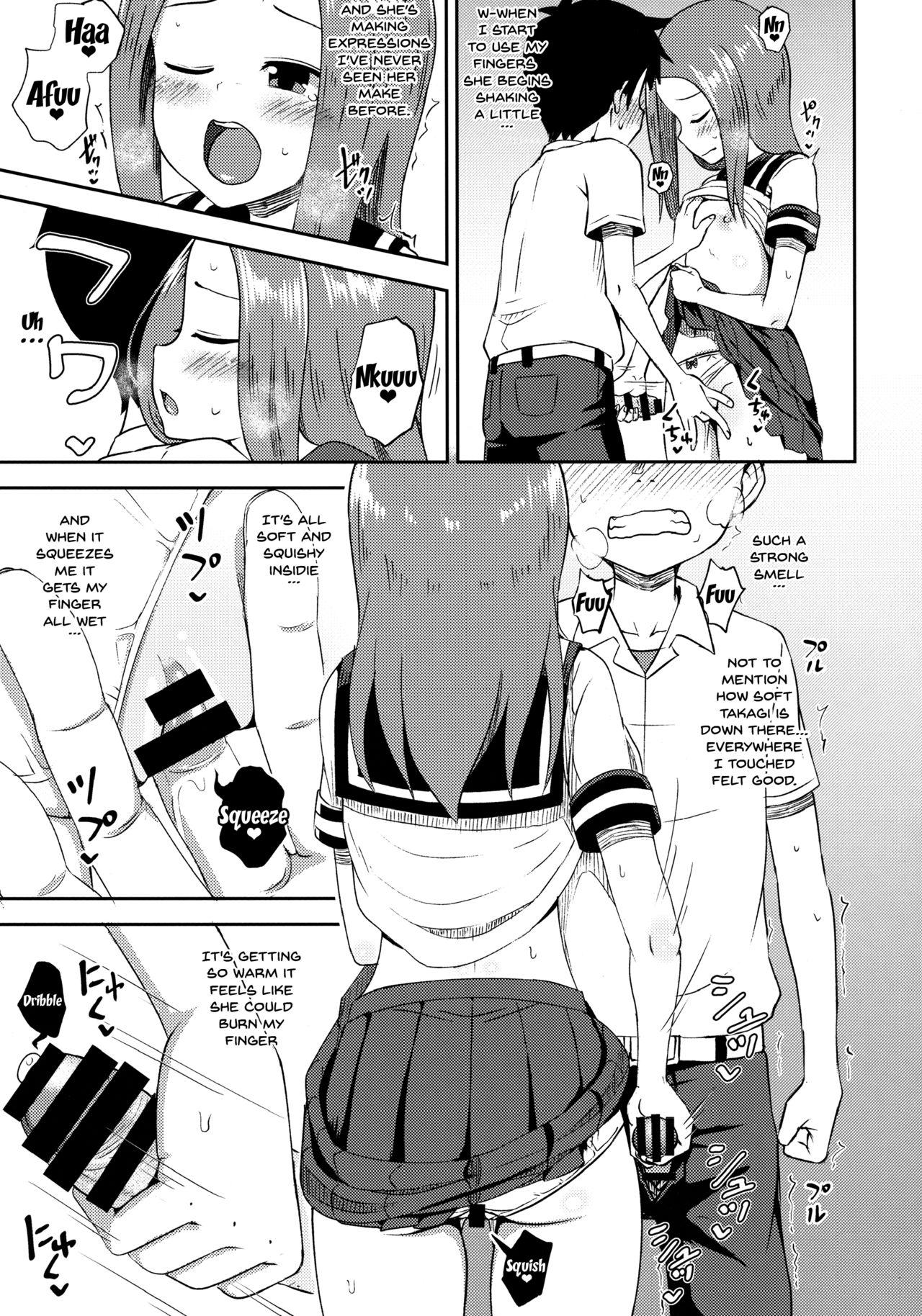 Riding Cock Takagi-san escalate - Karakai jouzu no takagi san Sucking - Page 14