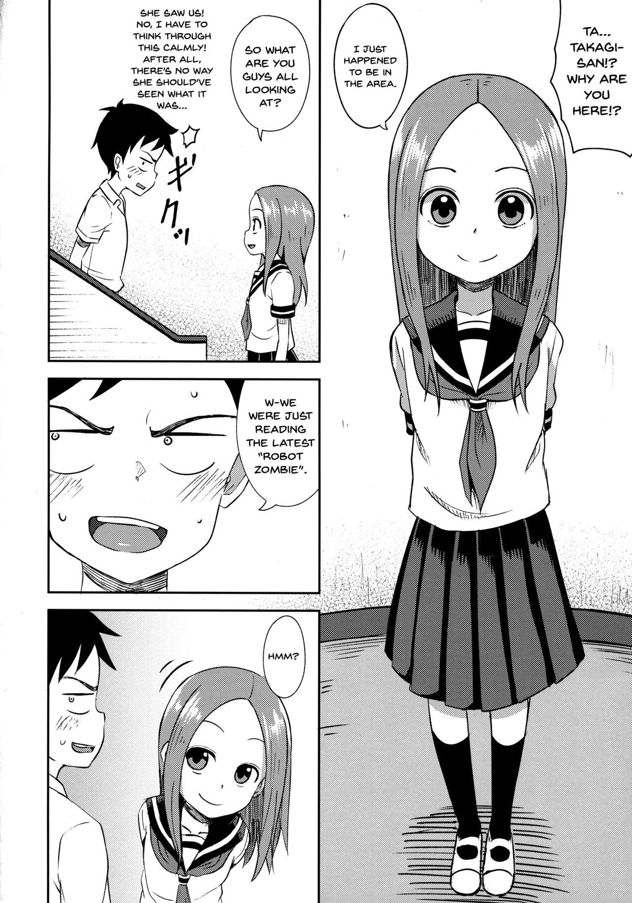 Riding Cock Takagi-san escalate - Karakai jouzu no takagi san Sucking - Page 3