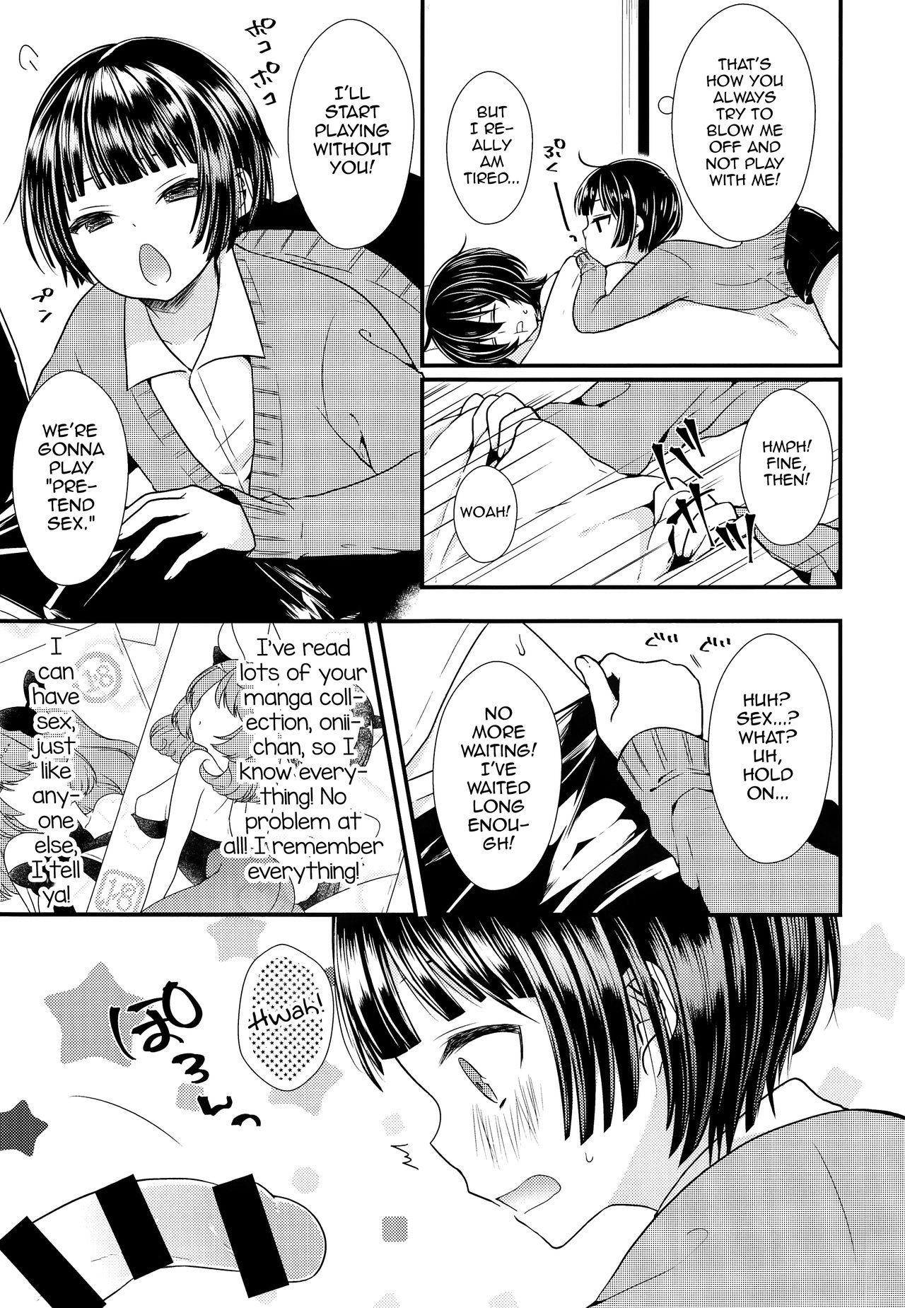 Gay Baitbus Shikyuu Tsukutte Onii-chan! - Original Gapes Gaping Asshole - Page 6
