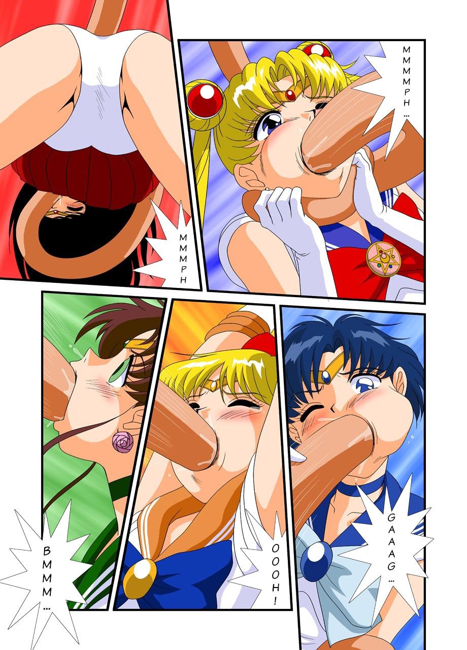 Amateur Blowjob Bishoujo Senshi Sailor Moon Yuusei kara no Hanshoku-sha | Pretty Soldier Sailor M**n: Breeders from Another World - Sailor moon Hidden - Page 6
