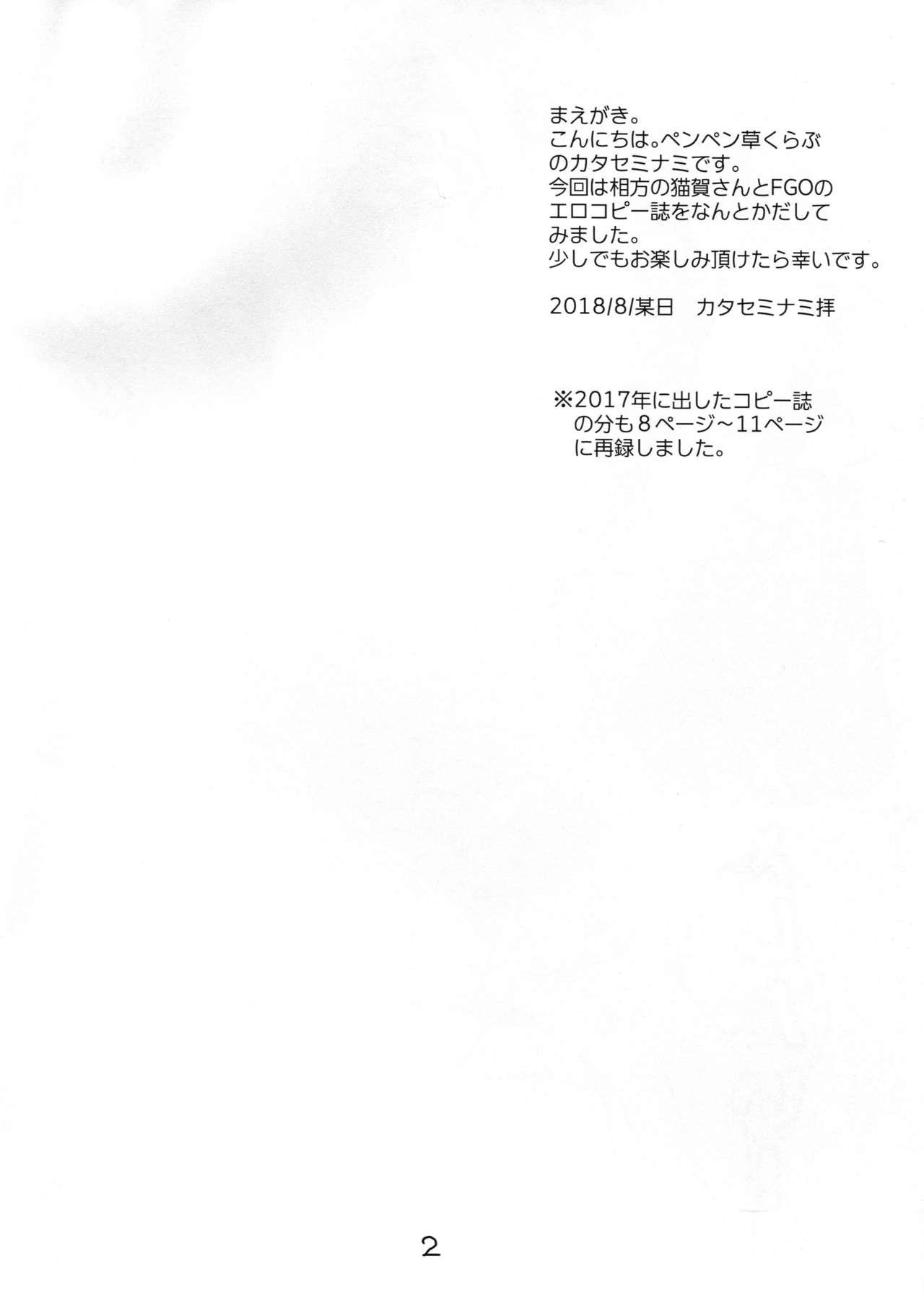 Morrita Mizugi no anoko to ×× shitai! - Fate grand order Weird - Page 2