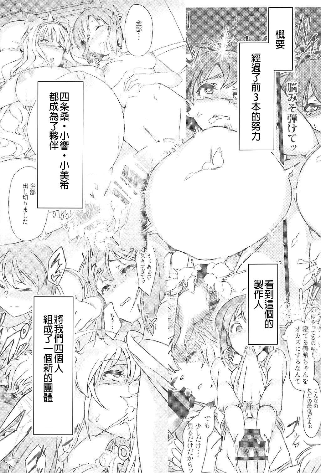 Orgy YukiChinpo Futanari Yukiho to Ritsuko ga Lesson Suru Hon - The idolmaster Boob - Page 3