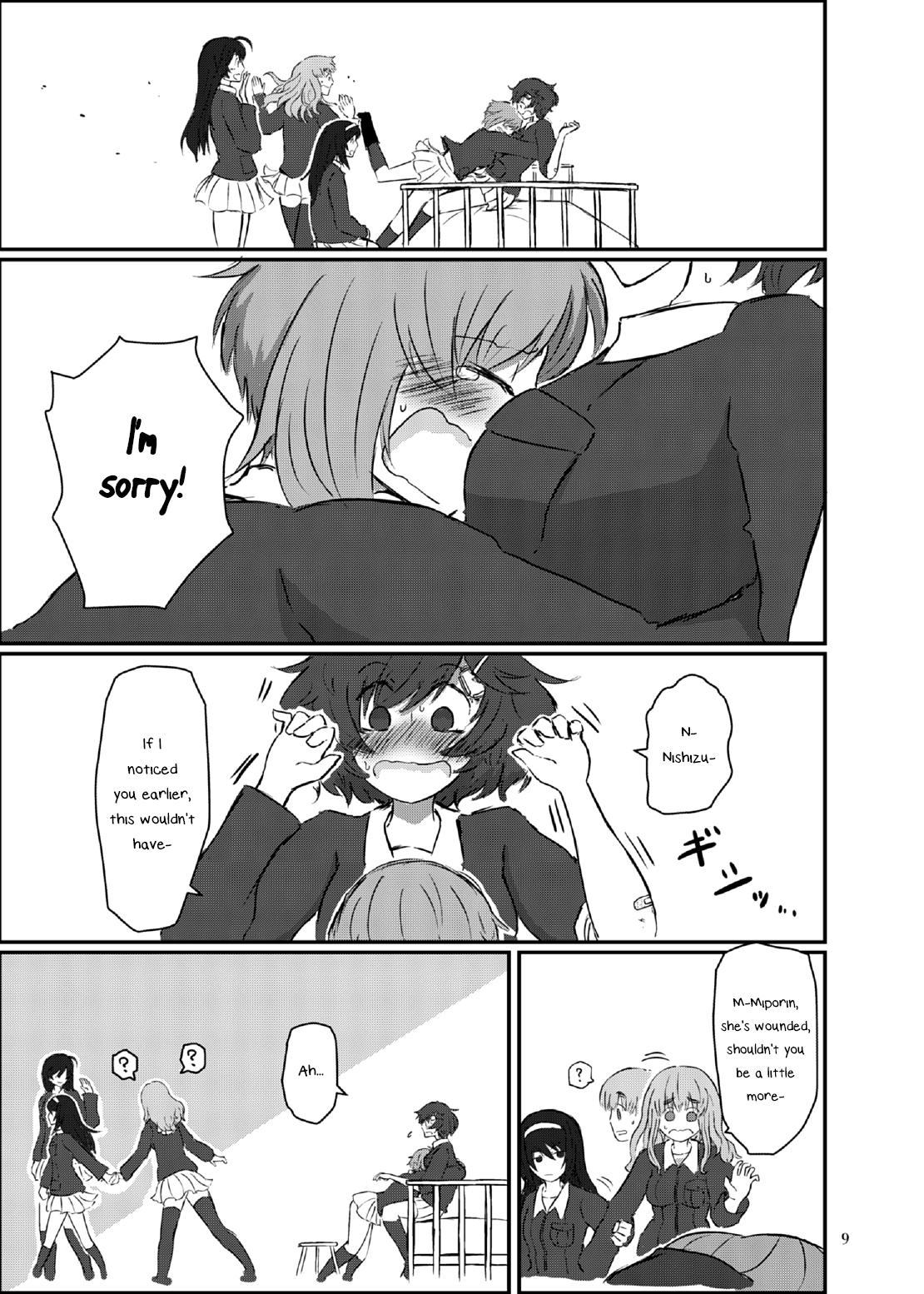 Amatuer Sex Bouhatei wa Takaku Moroi | The Higher the Breakwater, the Quicker It Is to Crumble - Girls und panzer Masseur - Page 9