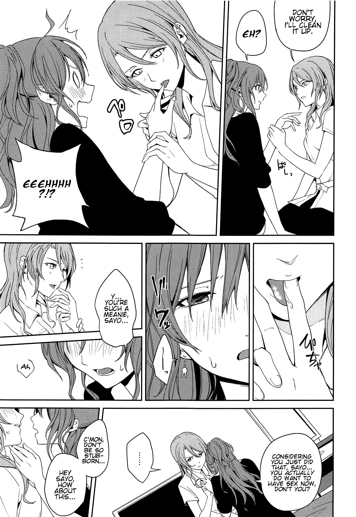 Nuru Massage "...Shiyo?" "Dame desu" - Bang dream Ball Licking - Page 10
