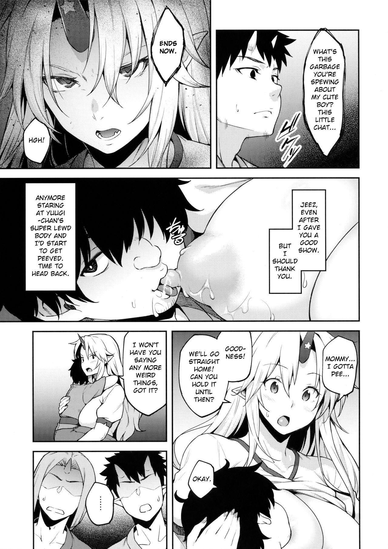 Real Amateurs Gensoukyou ni Tensei Shita no de Saimin Appli de Hoshiguma Yuugi o Kodomo no Tame nara Nandemo Shichau Mama ni Shite Yatta - Touhou project Con - Page 8