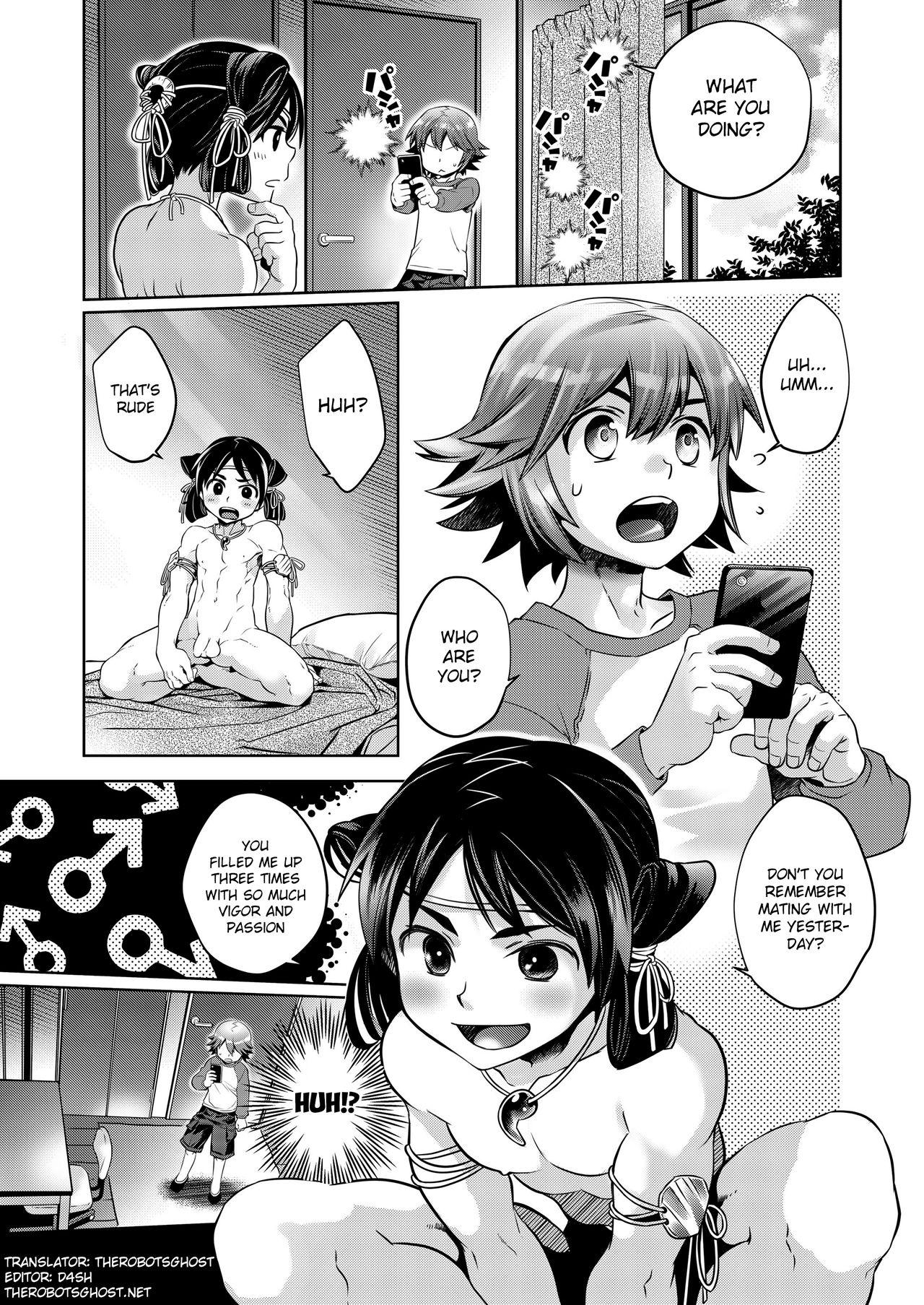 Foursome Shota×Shota Hajimemashita! - Original Gay Deepthroat - Page 4